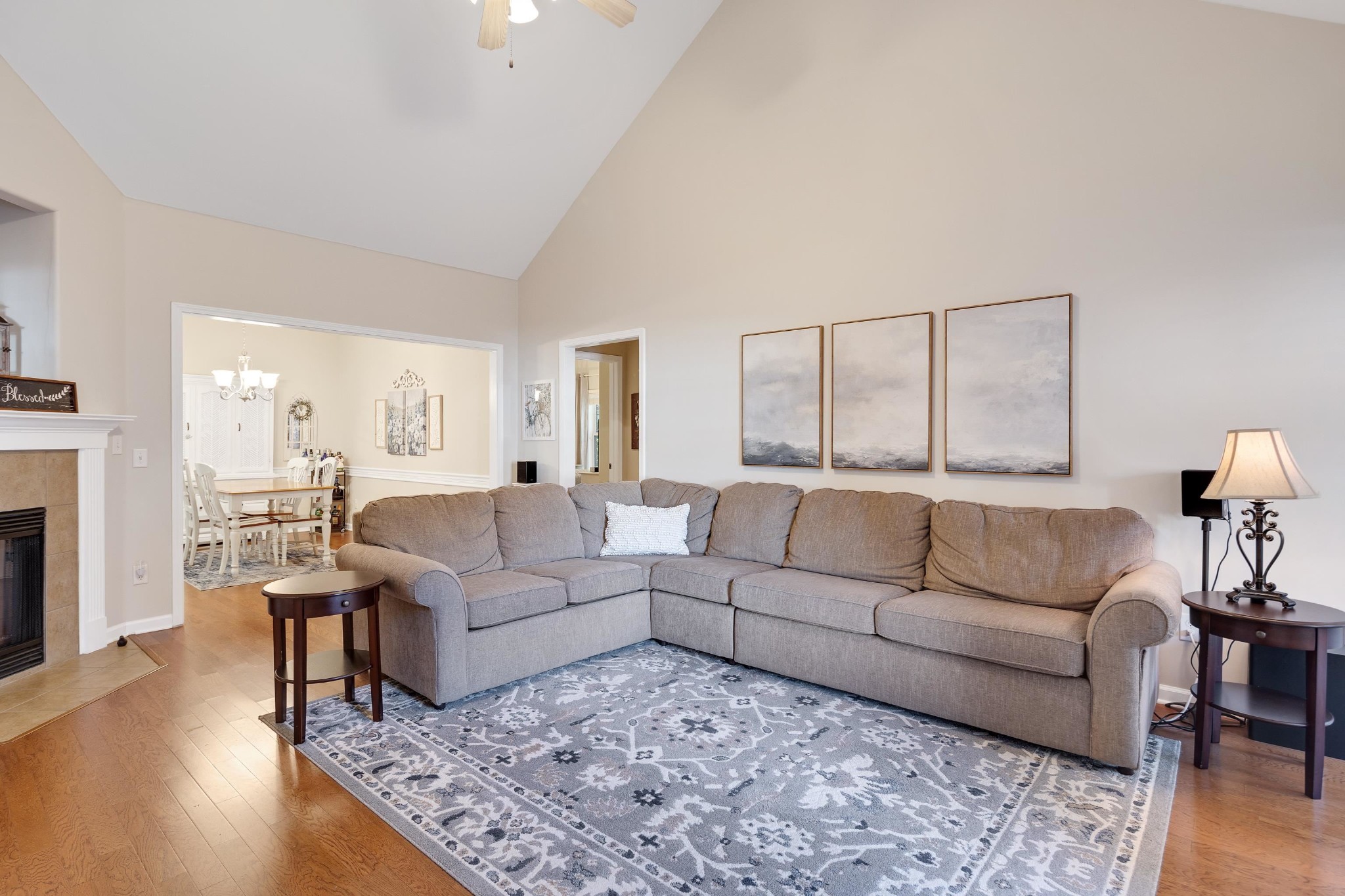 41 Peyton Ridge Drive, Unit 39 Collierville, TN 38017 - Photo 4 of 28 a living room with furniture or couch and a wooden floor