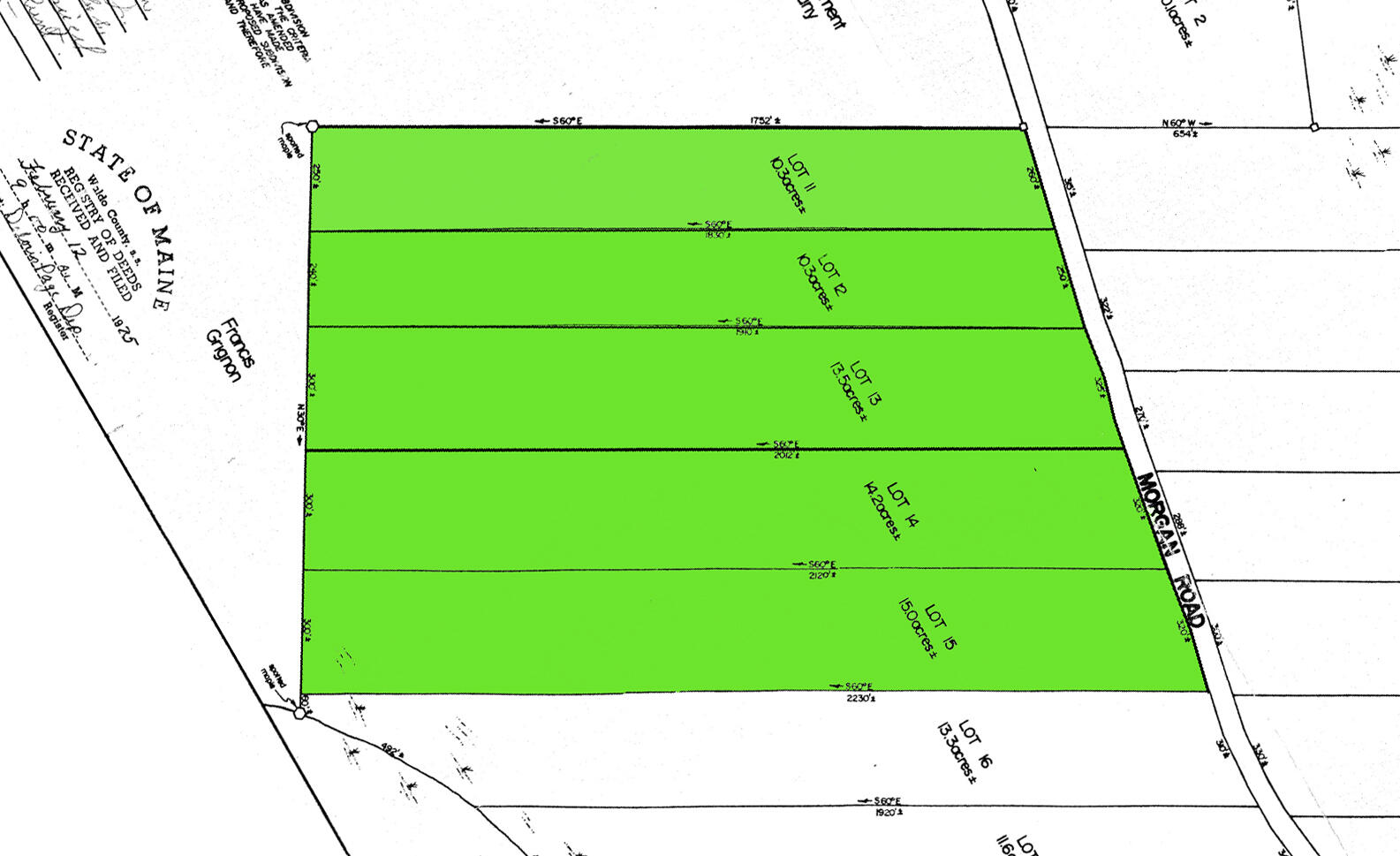 11-15 Morgan Road Burnham, ME 04922 - Photo 5 of 12 Survey col_edited-6