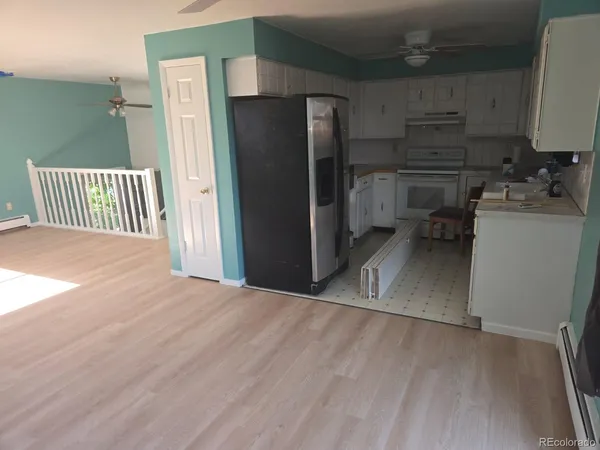 a view of wooden floor