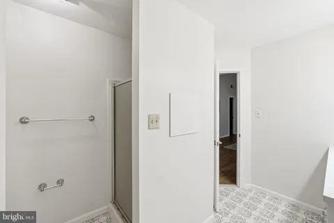 a view of a bedroom from hallway