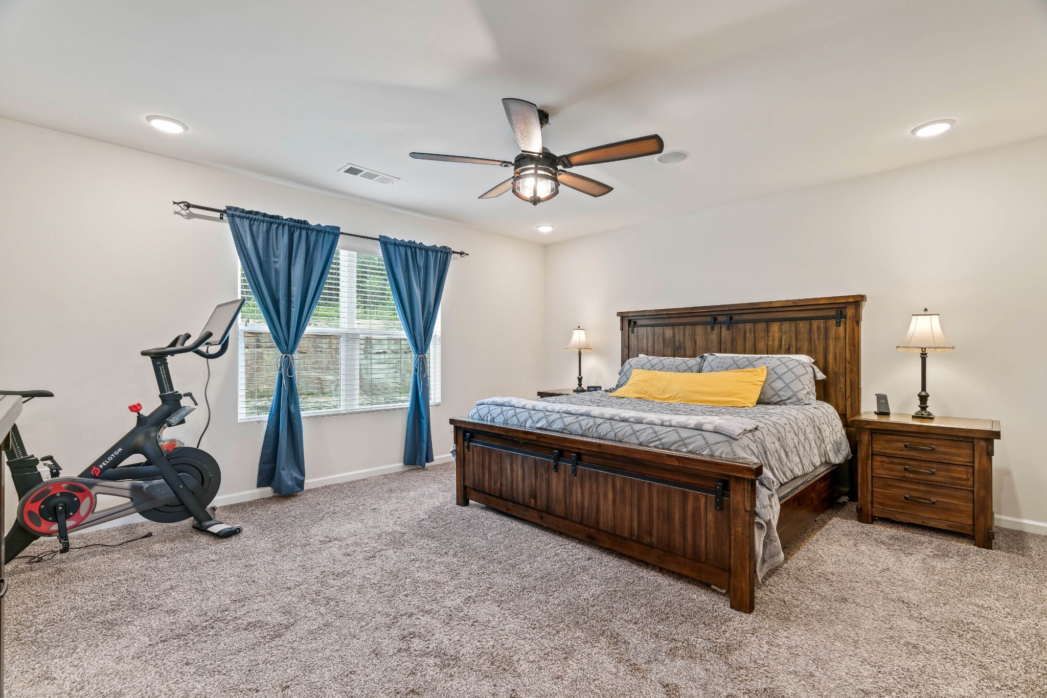 1432 Old Stone Road Lebanon, TN 37087 - Photo 26 of 55 a bed room with a bed and a ceiling fan