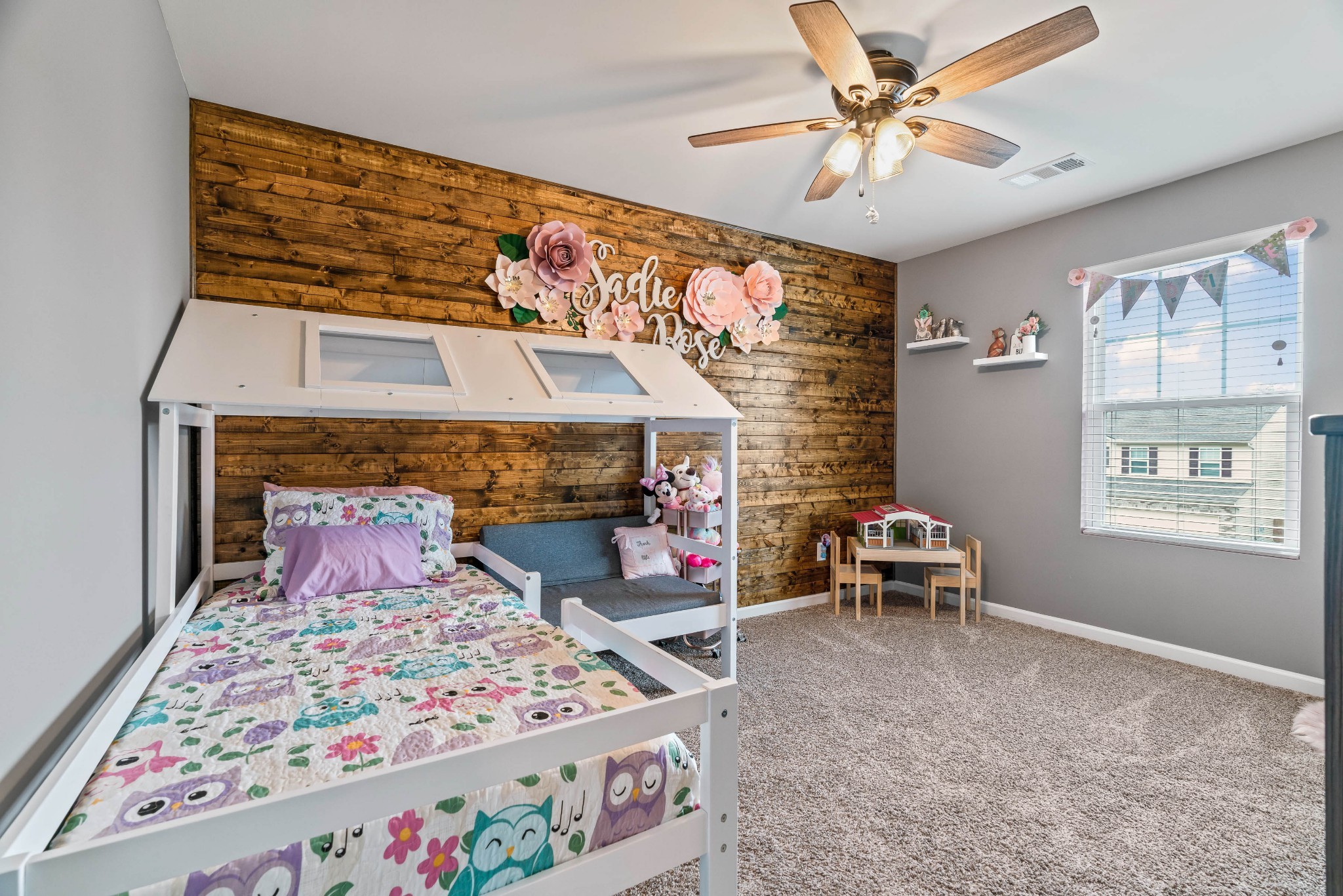 1432 Old Stone Road Lebanon, TN 37087 - Photo 36 of 55 a bedroom with furniture and a fireplace