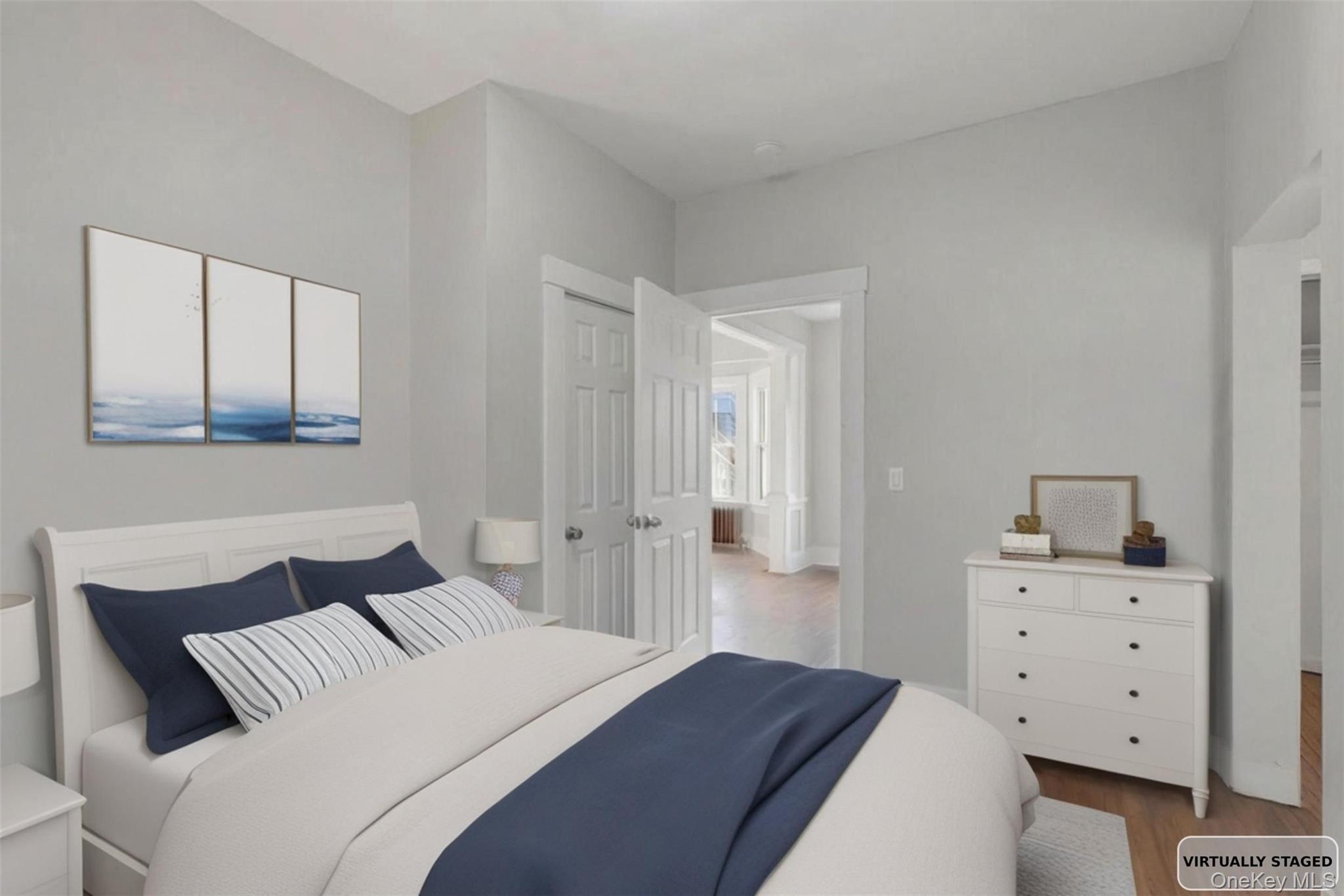 3 Hamilton Avenue Ossining, NY 10562 - Photo 20 of 48 a bedroom with a bed and a dresser