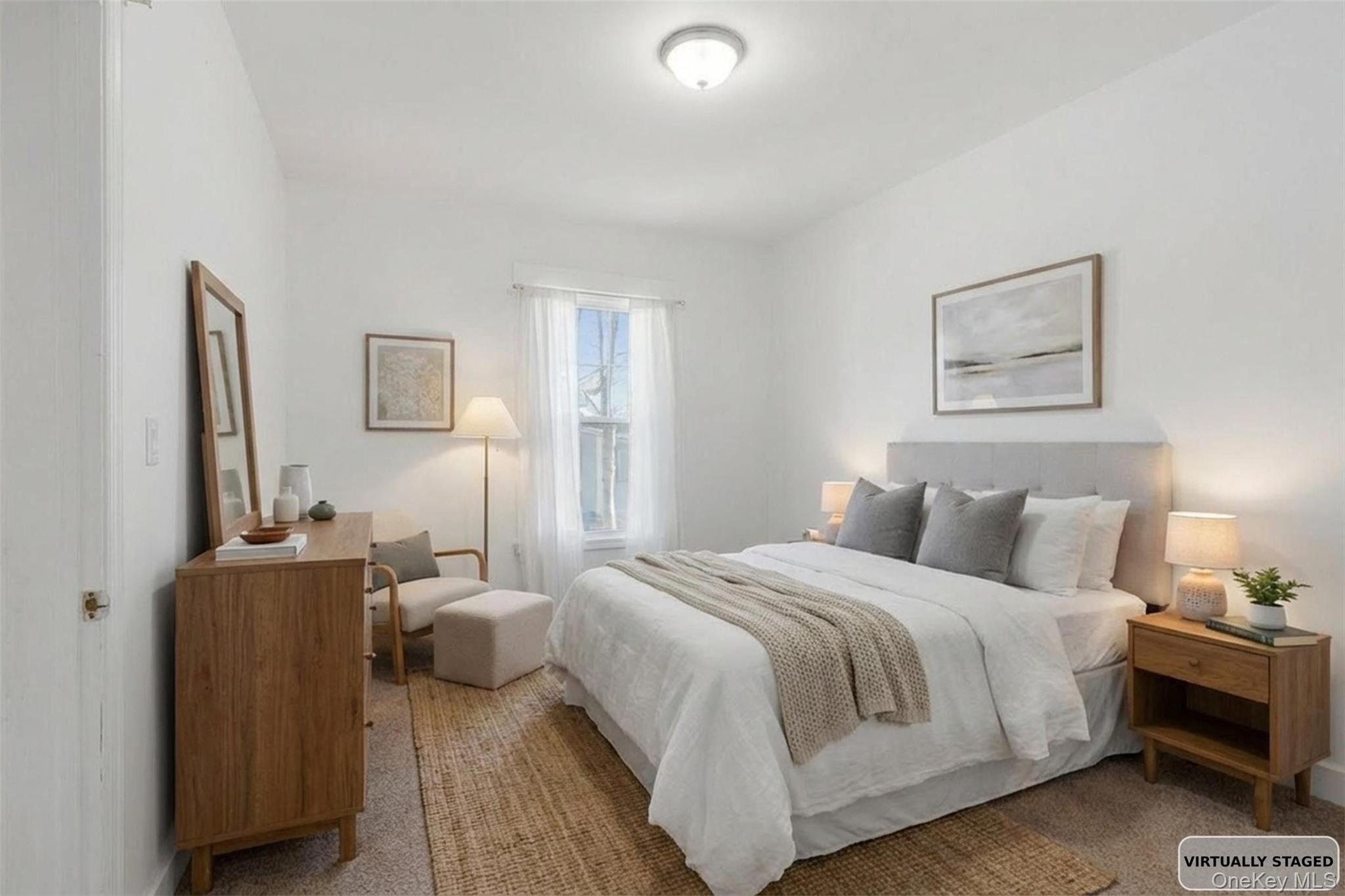 3 Hamilton Avenue Ossining, NY 10562 - Photo 36 of 48 a bedroom with a bed and a night stand