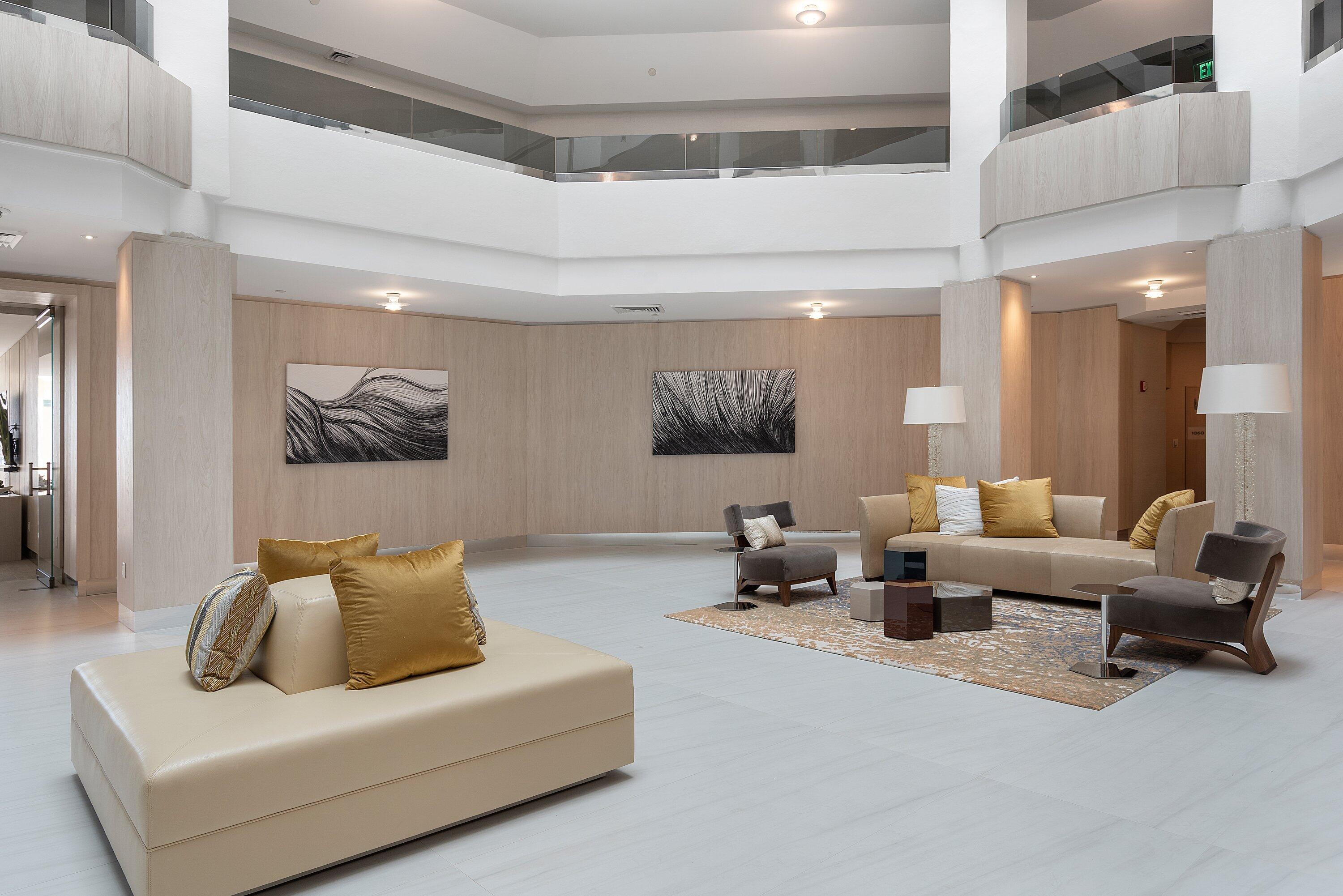 300 Southeast 5th Avenue, Unit PH 8120 Boca Raton, FL 33432 - Photo 37 of 54 a living room with furniture and a large window