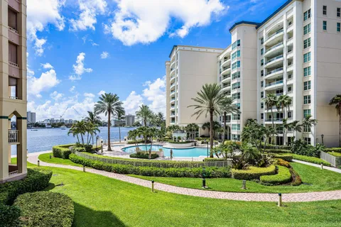 a view of swimming pool with outdoor seating