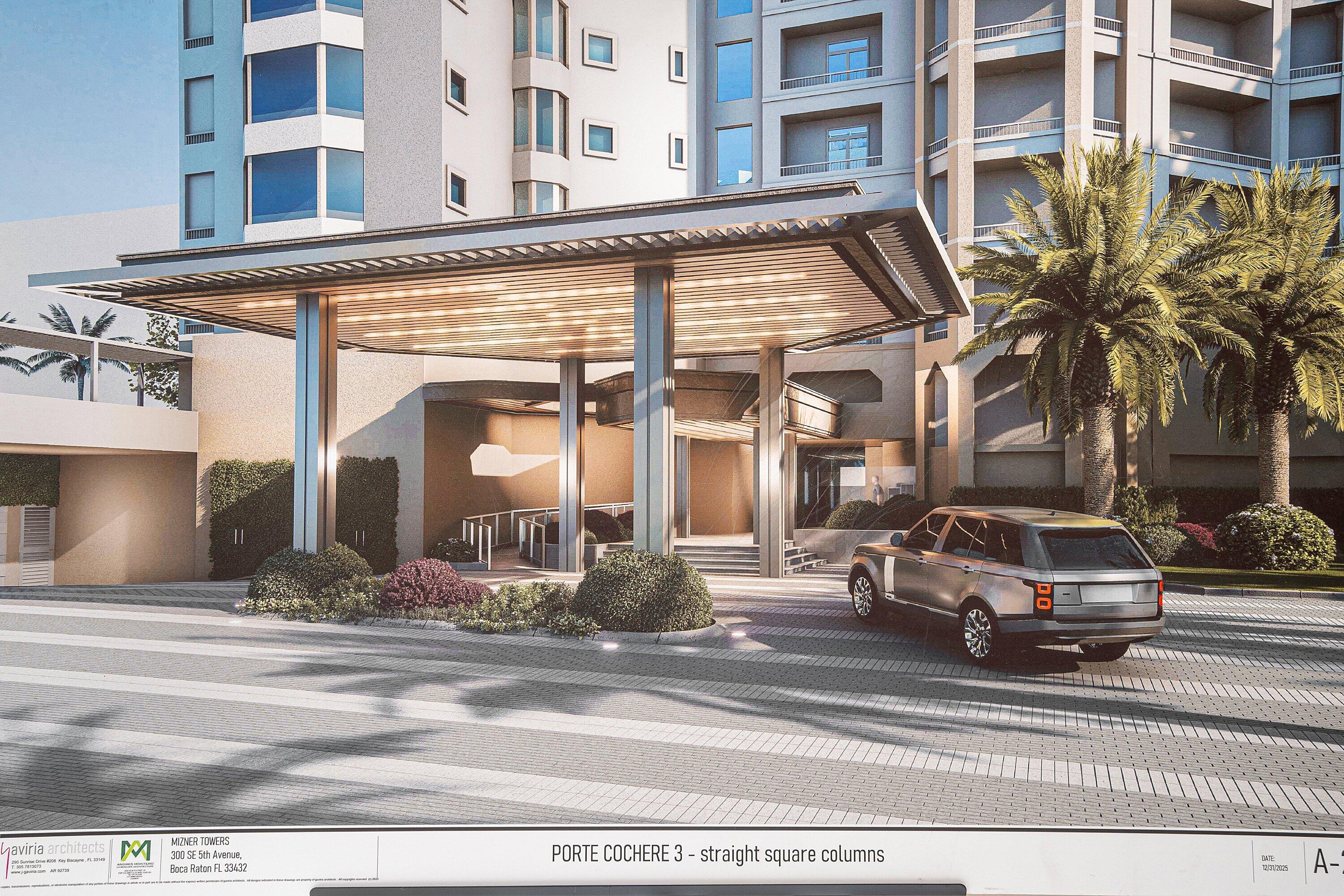 300 Southeast 5th Avenue, Unit PH 8120 Boca Raton, FL 33432 - Photo 48 of 54 a building with potted plants in front of it