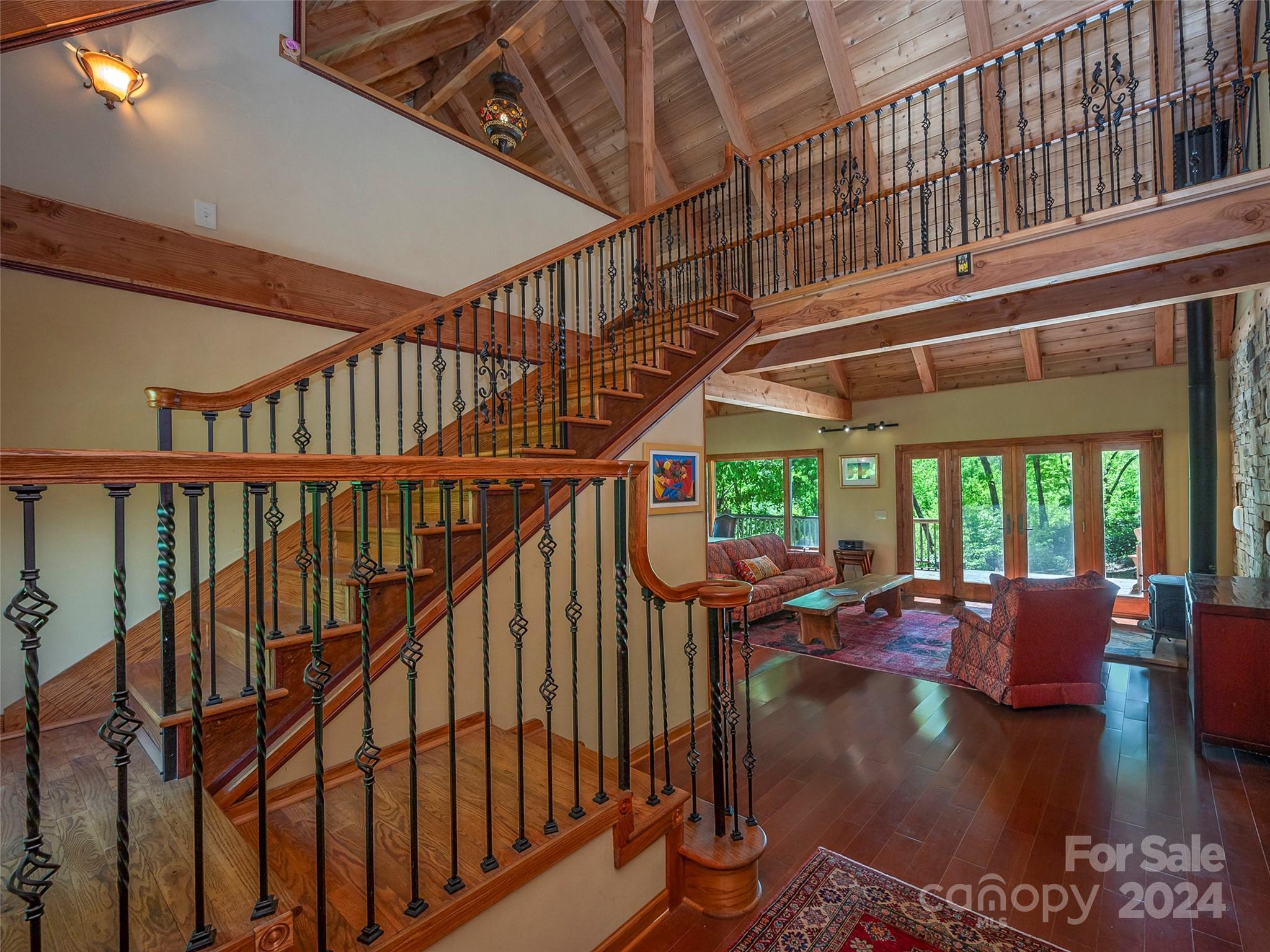 58 Next To The Last Road Saluda, NC 28773 - Photo 14 of 48 a view of swimming pool with seating area