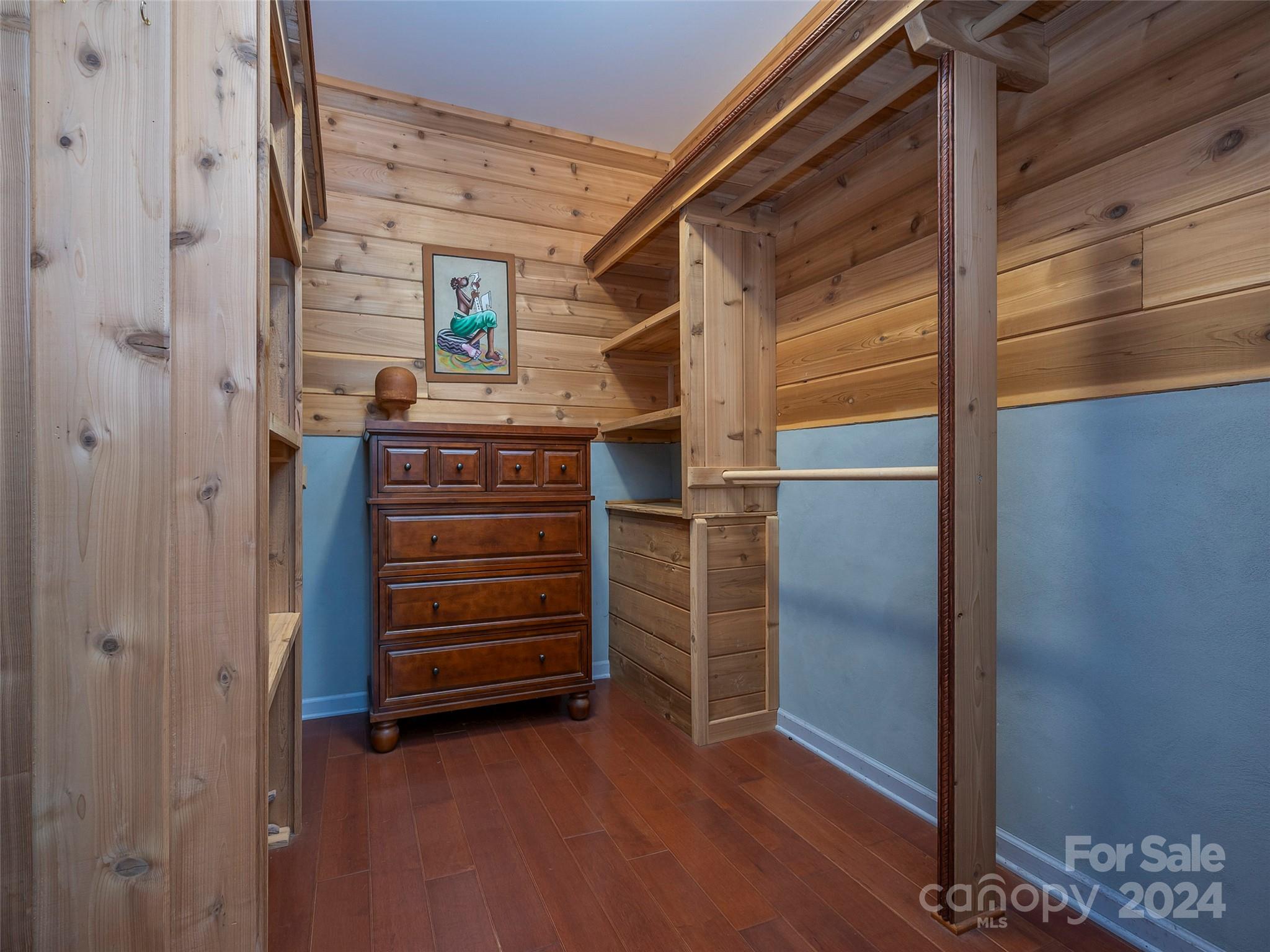 58 Next To The Last Road Saluda, NC 28773 - Photo 21 of 48 a view of walk in closet with clothes