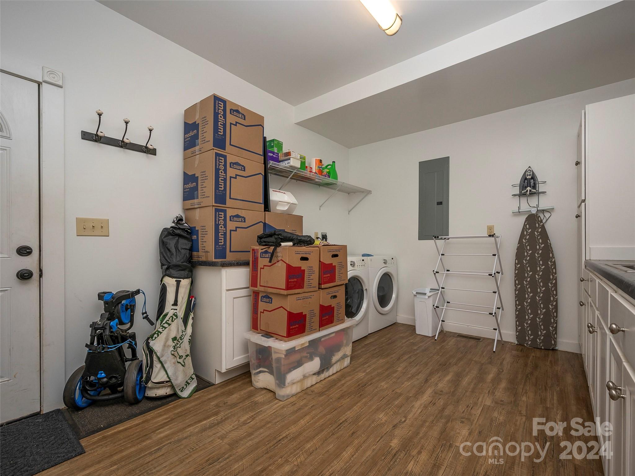 58 Next To The Last Road Saluda, NC 28773 - Photo 37 of 48 a view of a room with gym equipment