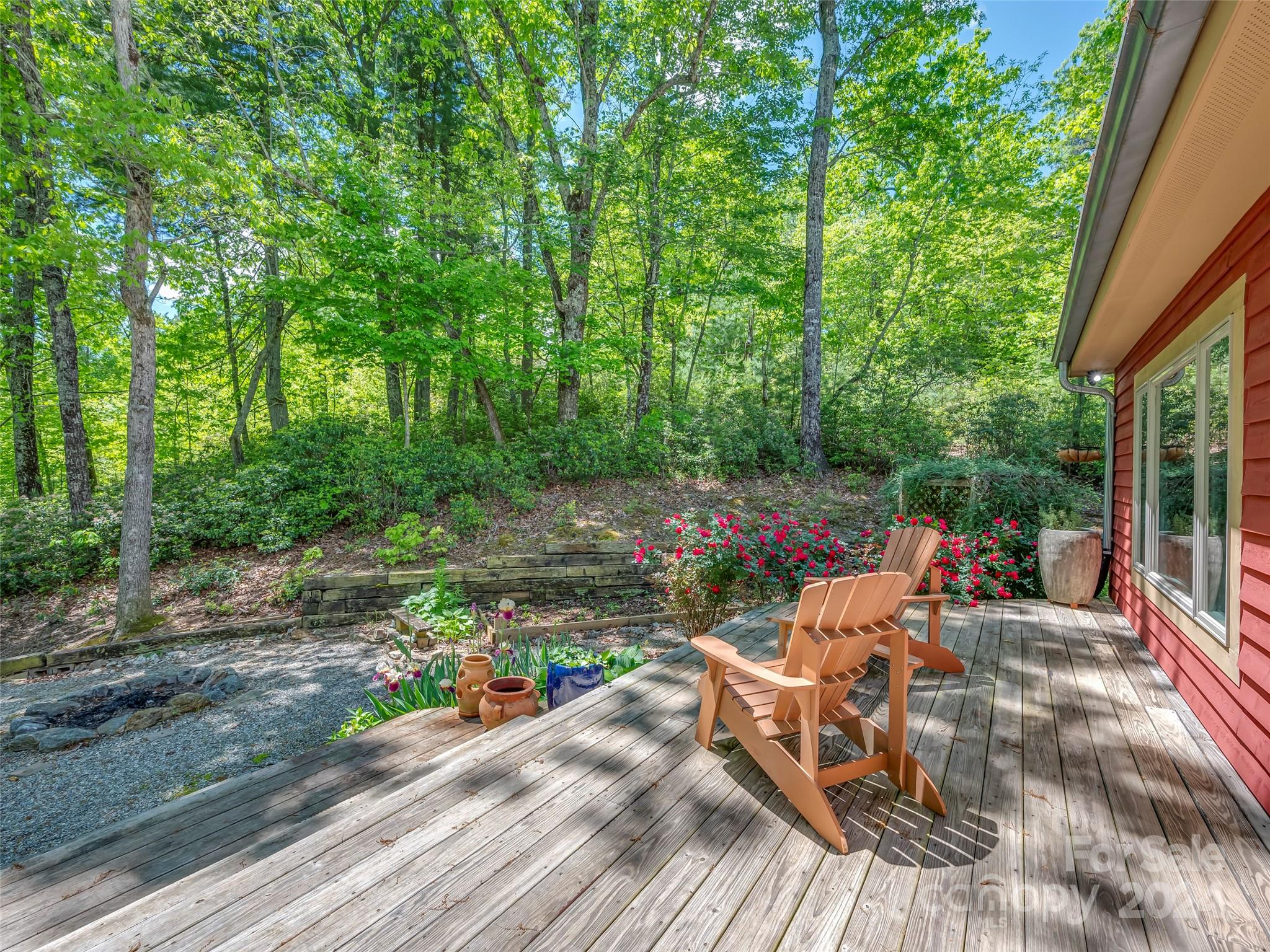 58 Next To The Last Road Saluda, NC 28773 - Photo 40 of 48 a view of deck with patio