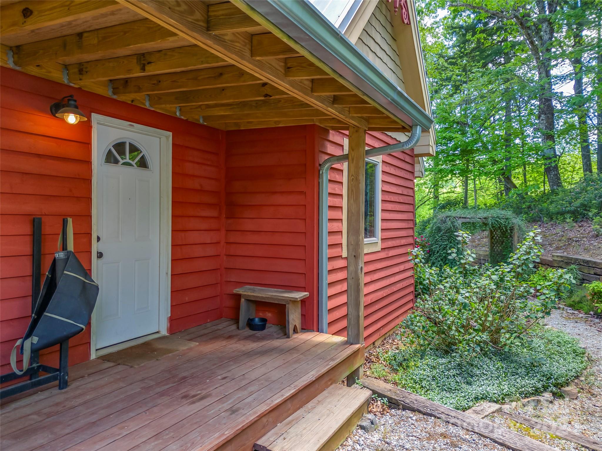 58 Next To The Last Road Saluda, NC 28773 - Photo 4 of 48 a view of outdoor space and deck