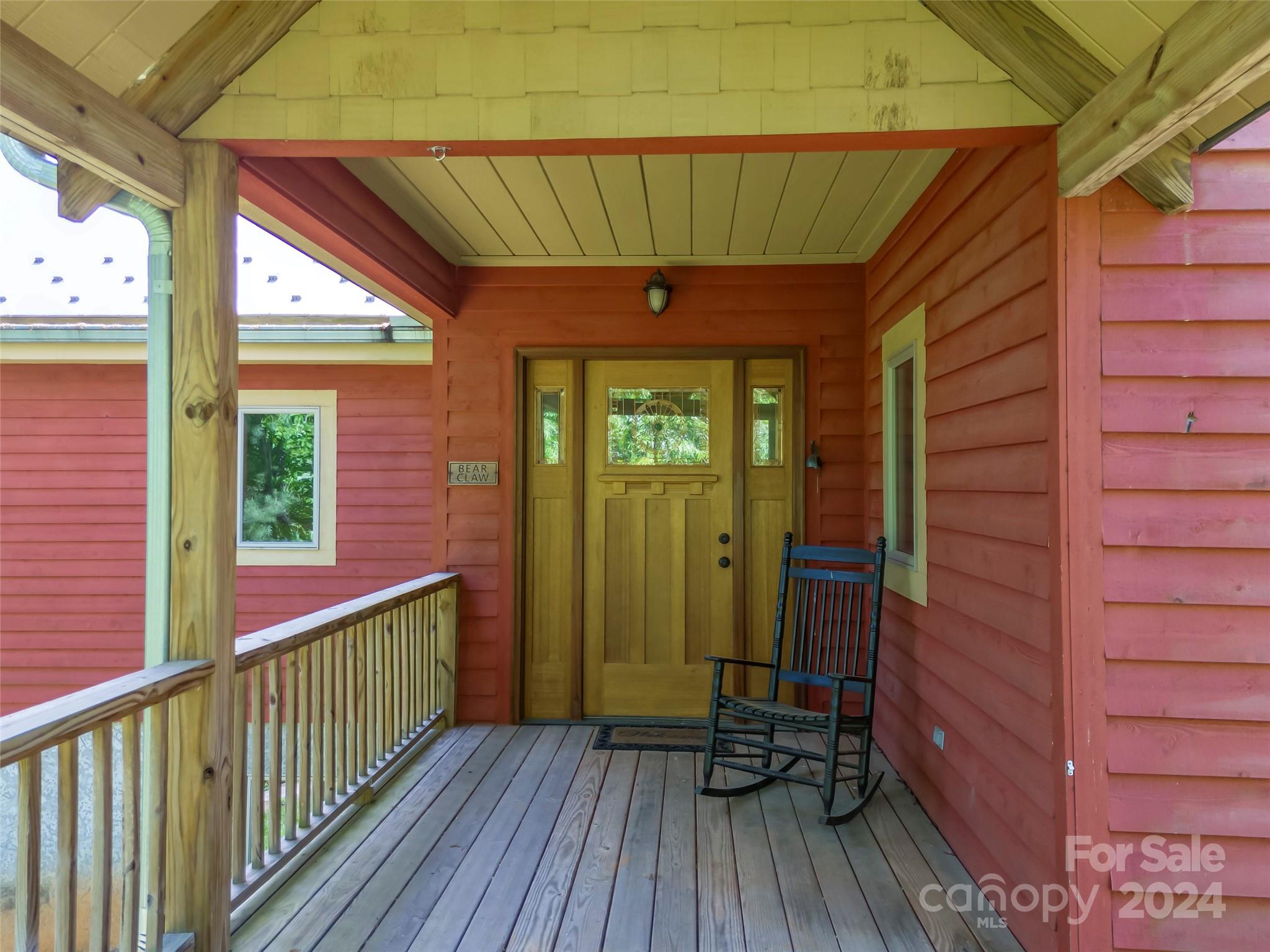 58 Next To The Last Road Saluda, NC 28773 - Photo 5 of 48 a view of outdoor space and deck