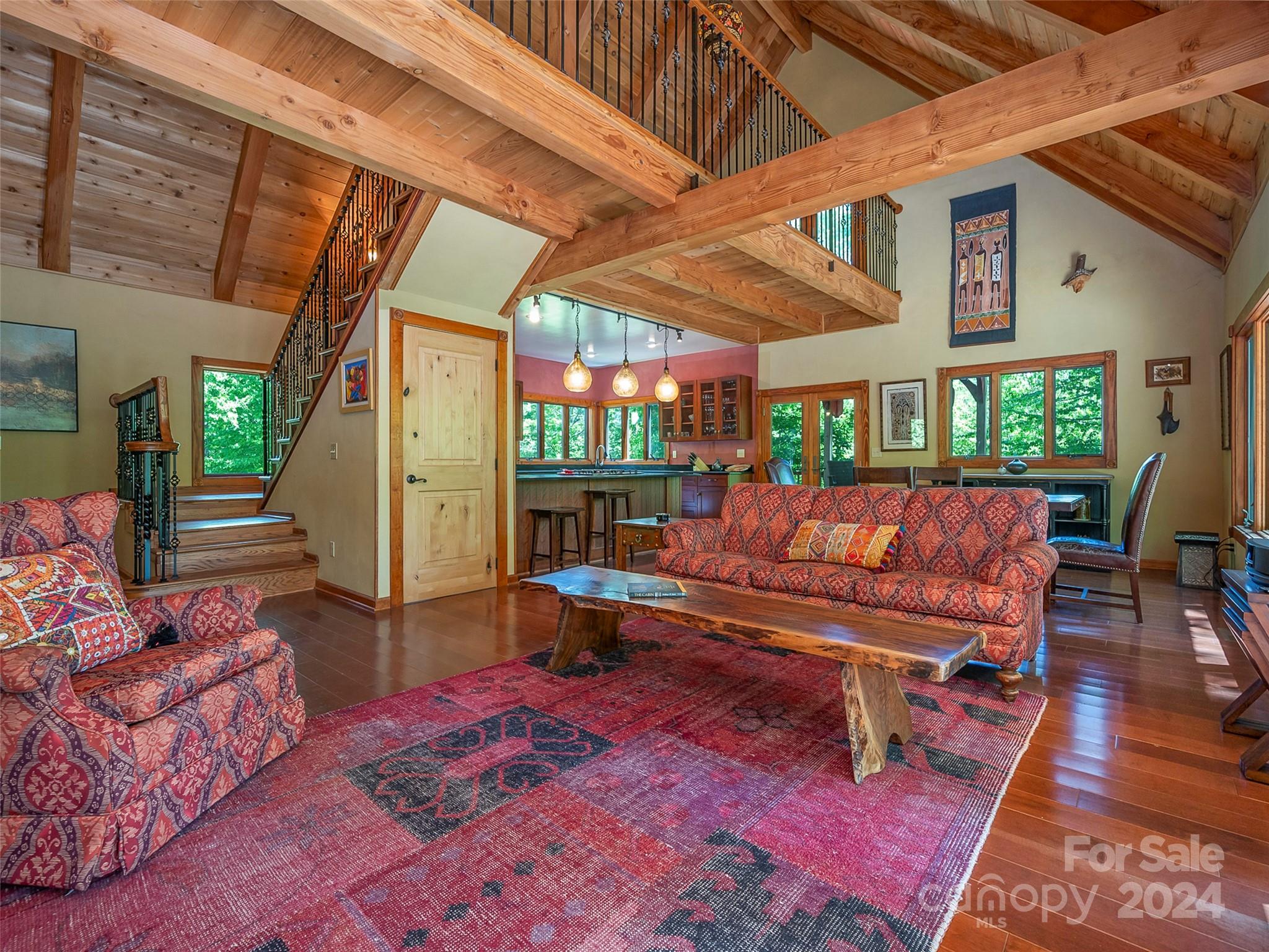 58 Next To The Last Road Saluda, NC 28773 - Photo 10 of 48 a outdoor living space with patio furniture