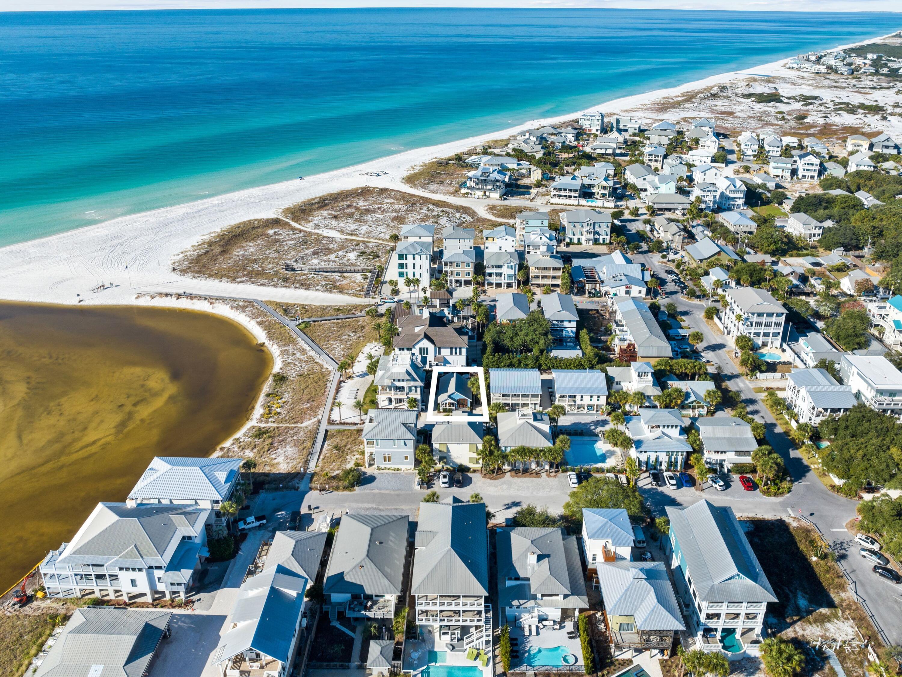 50 Cottage Street Santa Rosa Beach, FL 32459 - Photo 3 of 54 a view of a ocean with beach