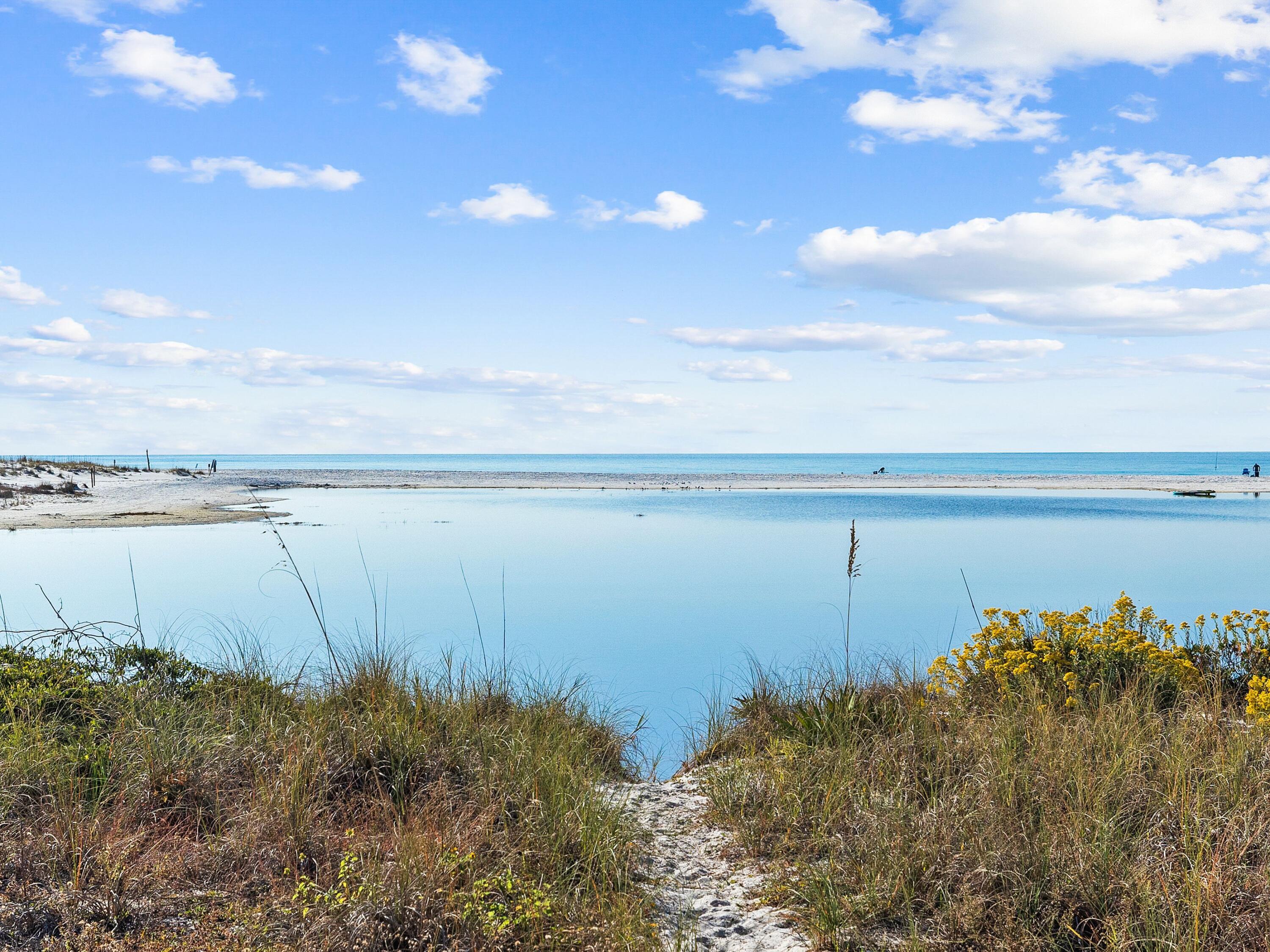 50 Cottage Street Santa Rosa Beach, FL 32459 - Photo 49 of 54 a view of a lake from a yard