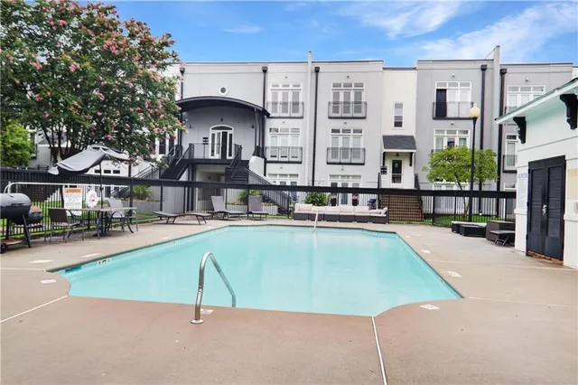 a house view with outdoor seating space