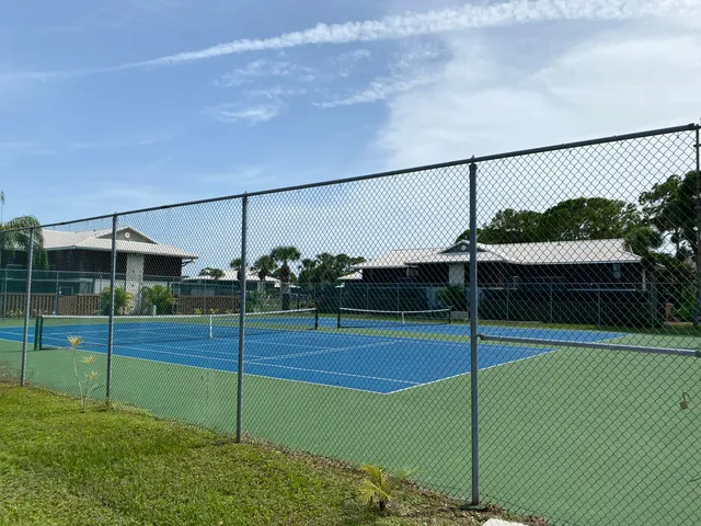 a view of a tennis court