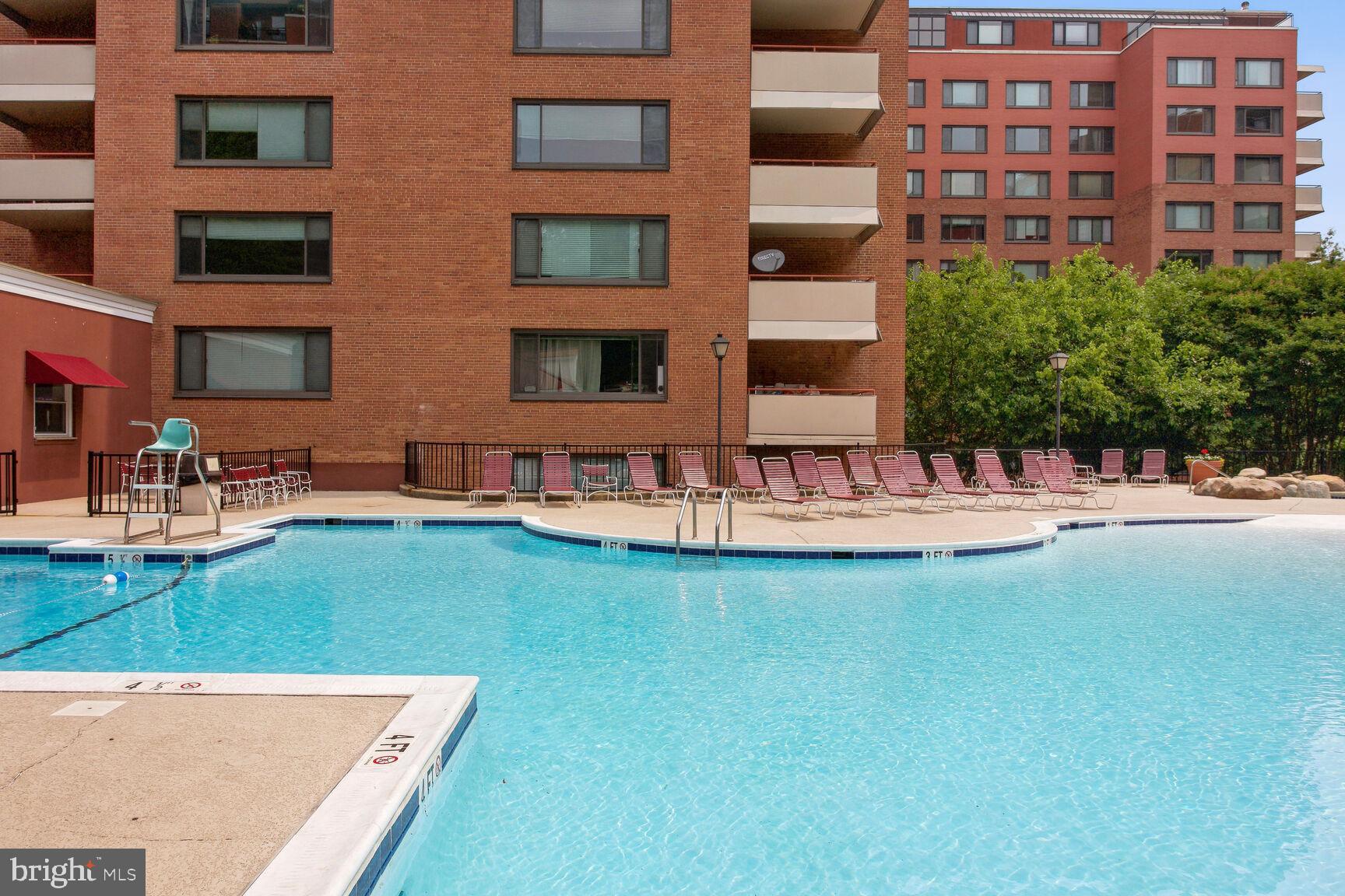 1111 Arlington Boulevard, Unit 307 Arlington, VA 22209 - Photo 31 of 36 a view of swimming pool with outdoor seating