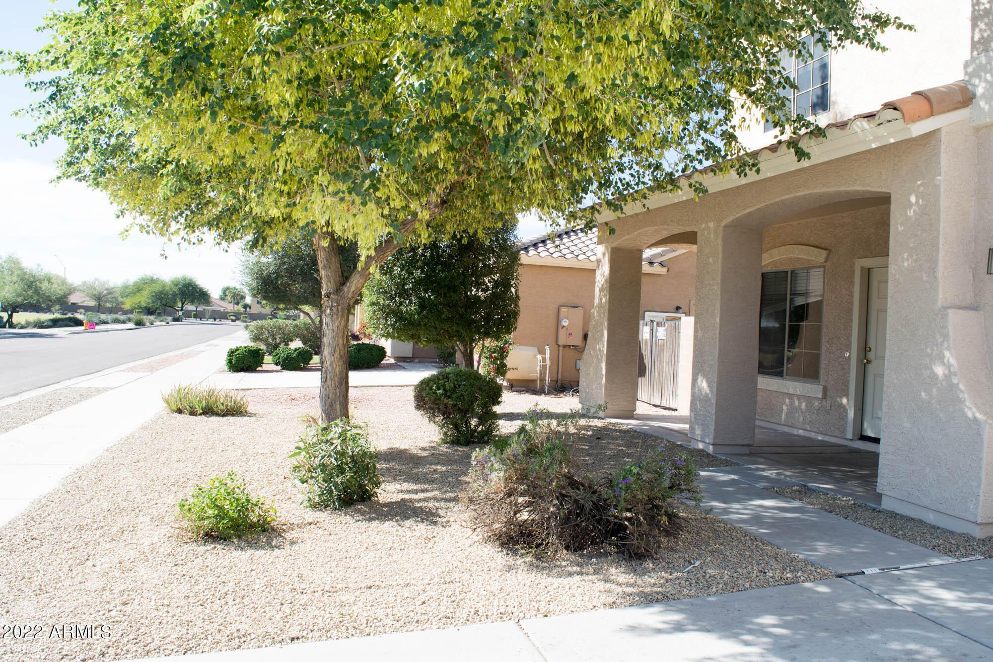 430 South 166th Avenue Goodyear, AZ 85338 - Photo 14 of 17 a front view of a house with a yard