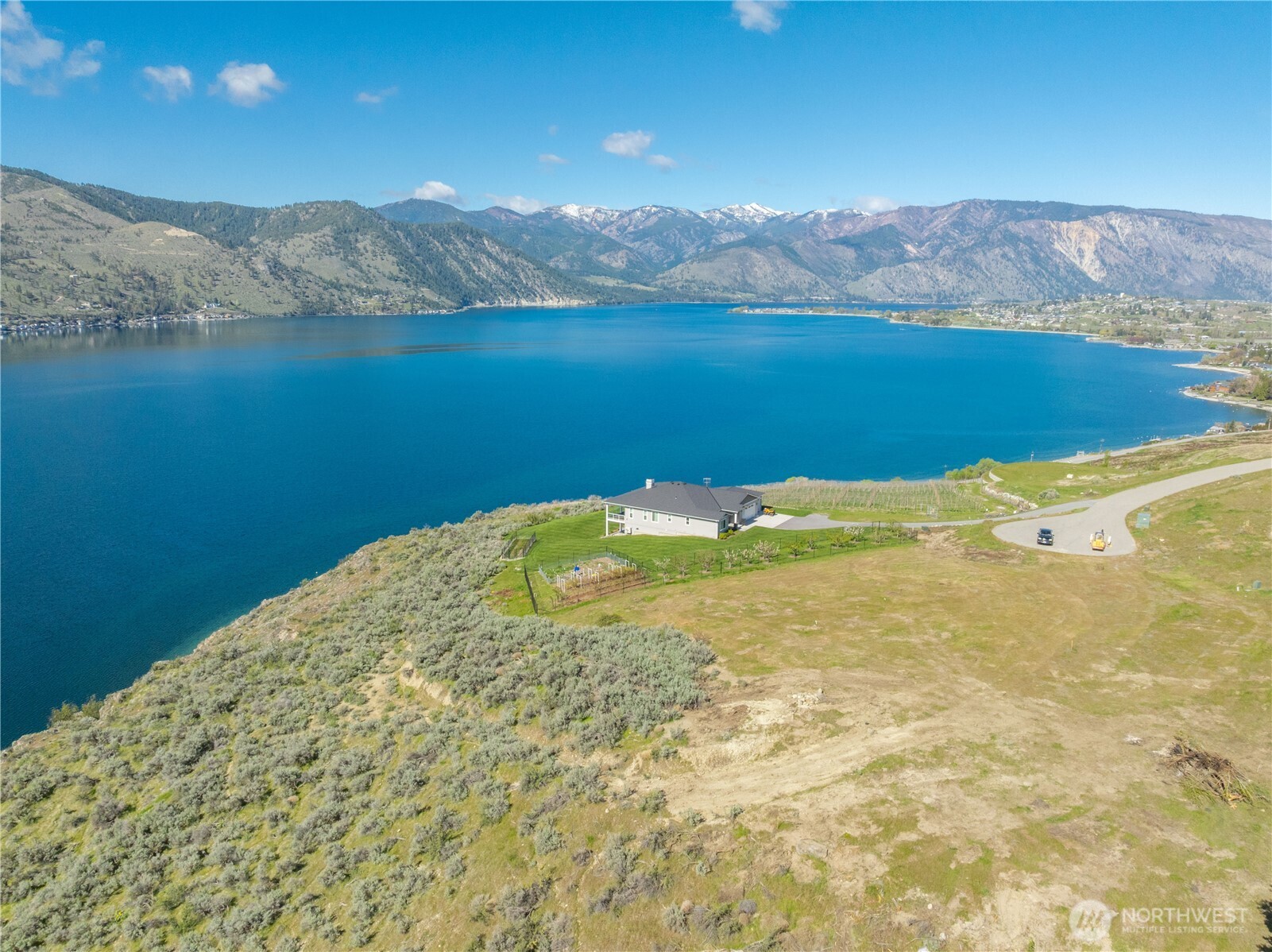 0 Rocky Point Lane Manson, WA 98831 - Photo 13 of 20 a view of ocean with mountain