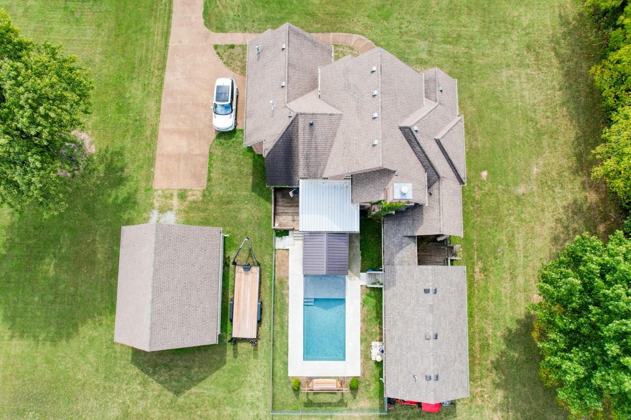 1775 Beckwith Road Mount Juliet, TN 37122 - Photo 22 of 64 an aerial view of residential house with outdoor space and parking