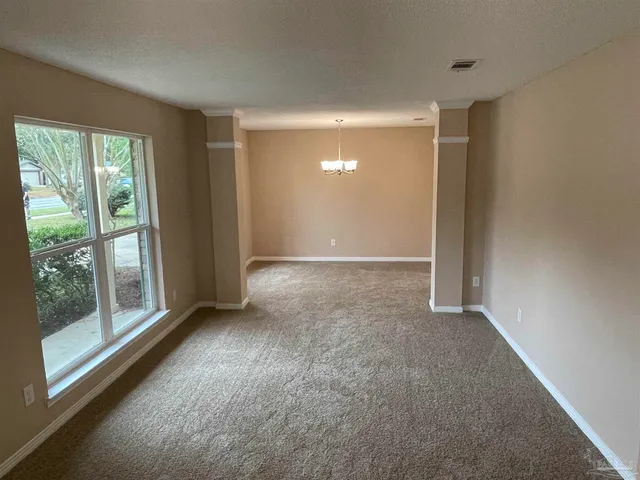 a view of a room with window