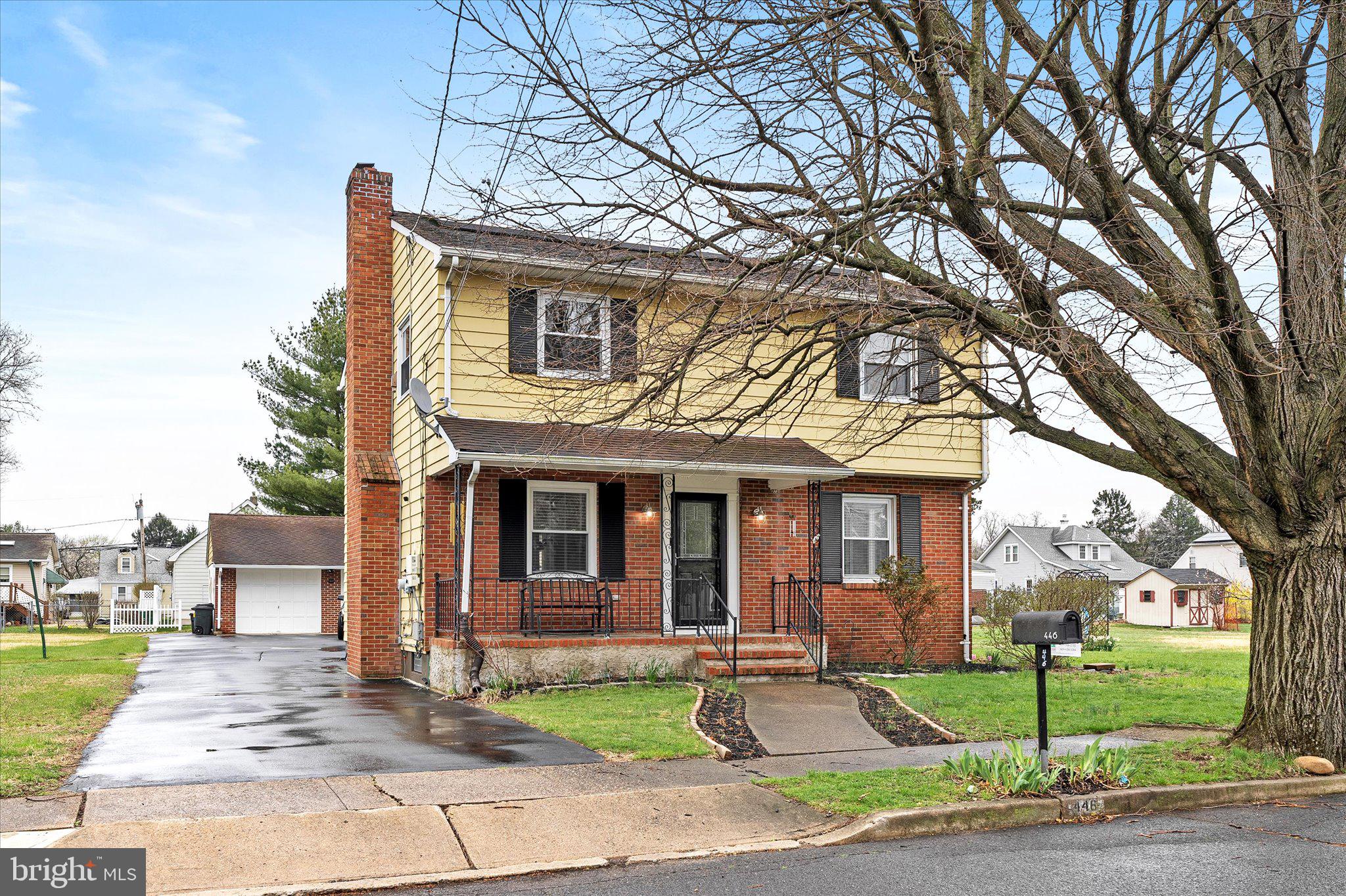 446 Trinity Avenue Hamilton, NJ 08619 - Photo 1 of 31 a front view of a house with a yard