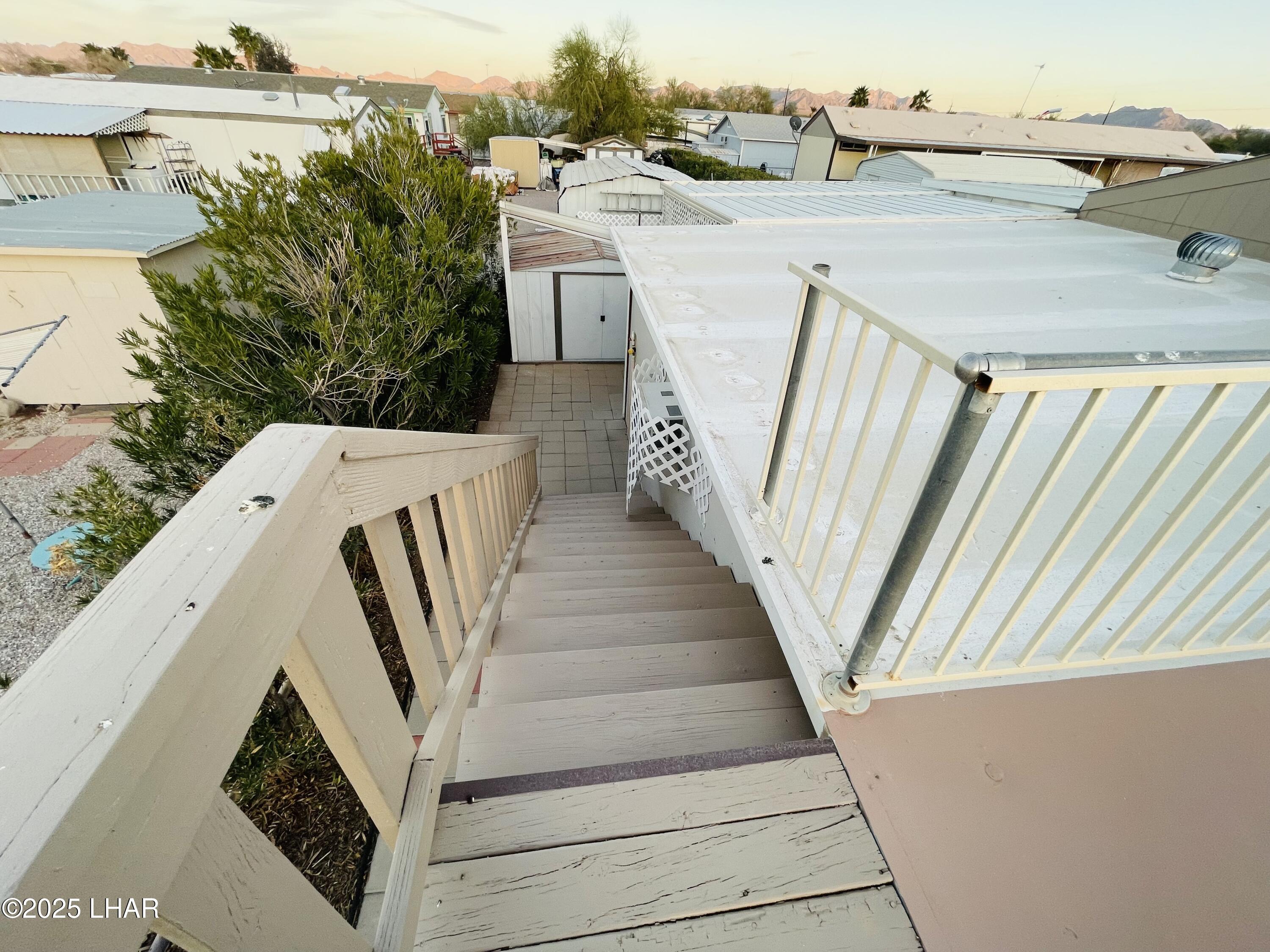 676 Hagley Loop Quartzsite, AZ 85346 - Photo 46 of 49 Staircase from Sun Deck