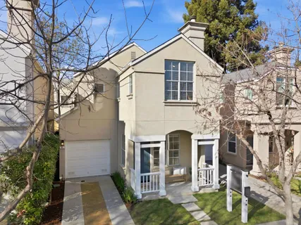 a front view of a house with balcony