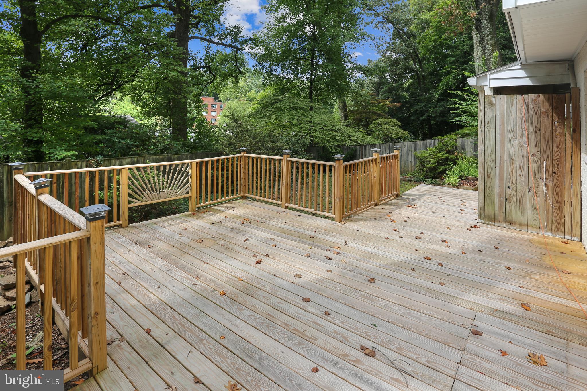 102 Denver Road Silver Spring, MD 20910 - Photo 4 of 36 Large Back Deck for entertaining