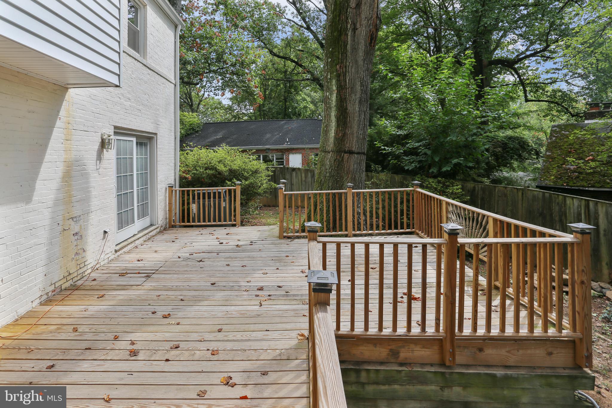 102 Denver Road Silver Spring, MD 20910 - Photo 5 of 36 Back Deck with plenty of space for outdoor living