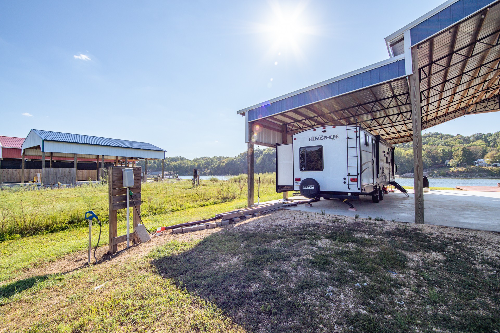 1997 Hardin Bottom River Road Clifton, TN 38425 - Photo 27 of 50 a view of a house with backyard and sitting area