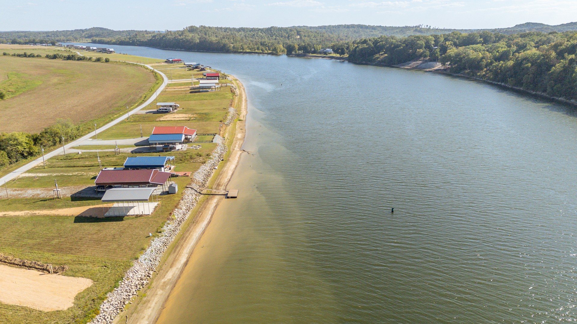 1997 Hardin Bottom River Road Clifton, TN 38425 - Photo 33 of 50 a view of a swimming pool with a lake view