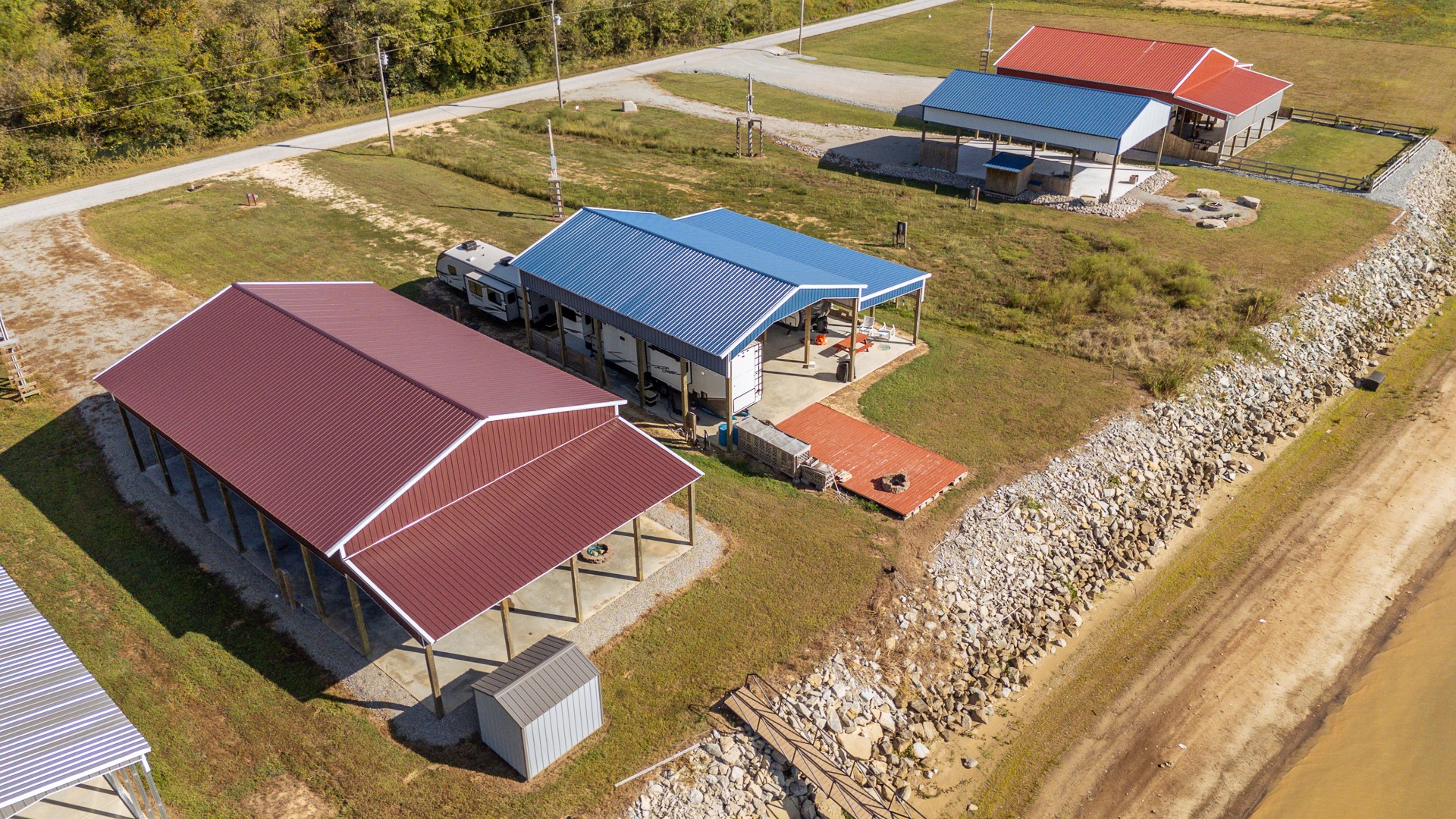 1997 Hardin Bottom River Road Clifton, TN 38425 - Photo 6 of 50 a aerial view of a house with a yard