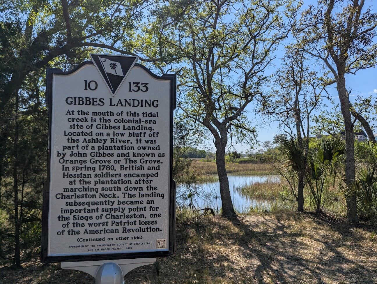 21 Hester Street, Unit 8 Charleston, SC 29403 - Photo 57 of 64 Gibbes Landing plaque