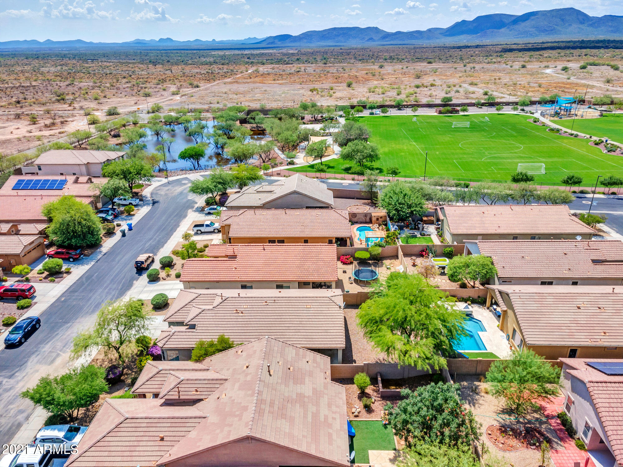 4622 West Cottontail Road Phoenix, AZ 85086 - Photo 25 of 34 4622 W Cottontail Rd_Aerial_Back (1)
