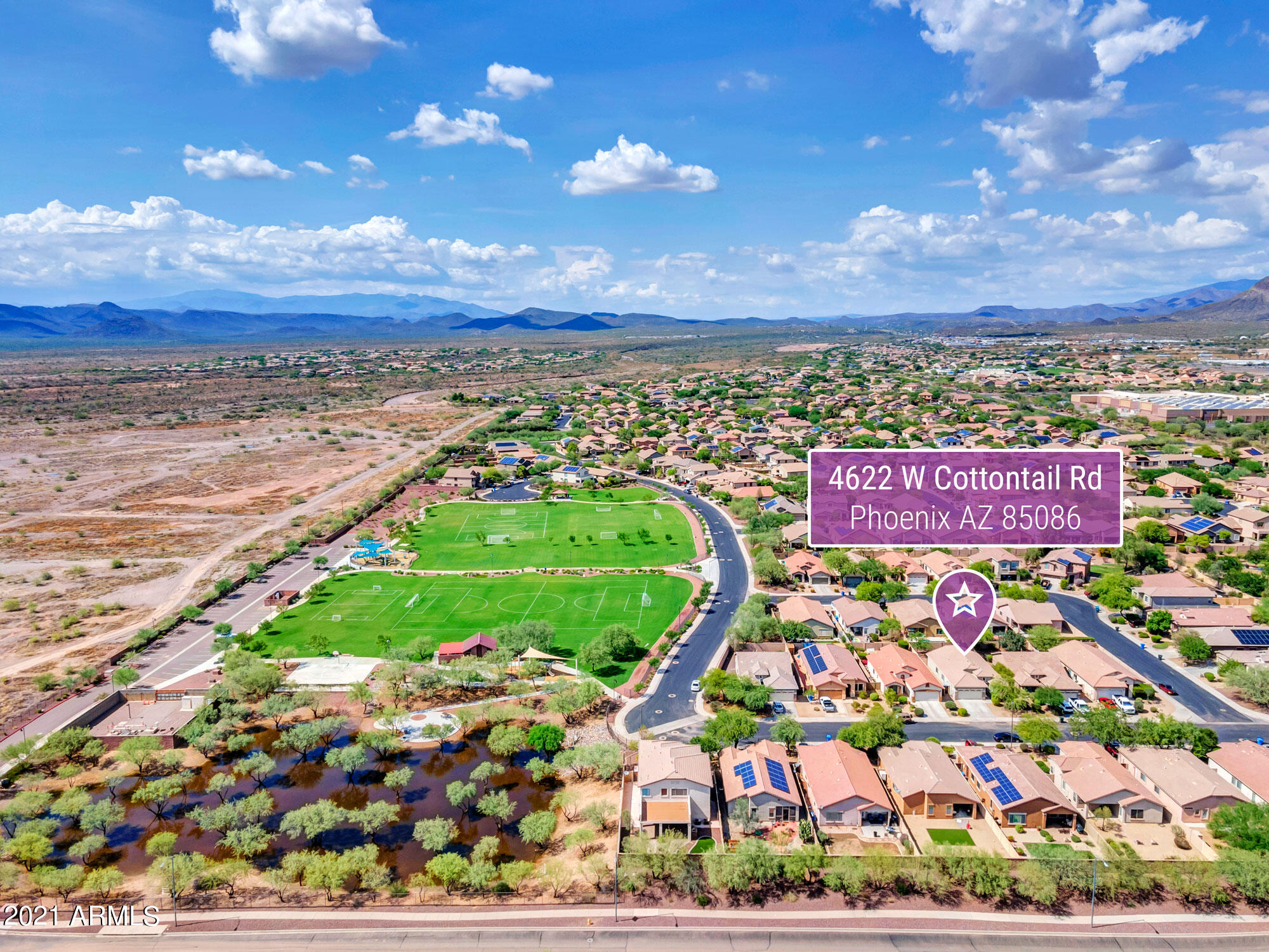 4622 West Cottontail Road Phoenix, AZ 85086 - Photo 26 of 34 4622 W Cottontail Rd_Aerial_Pinned (3)