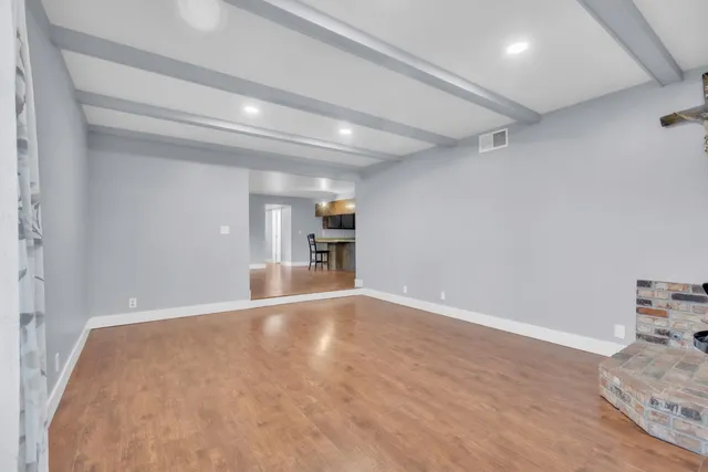 a view of empty room