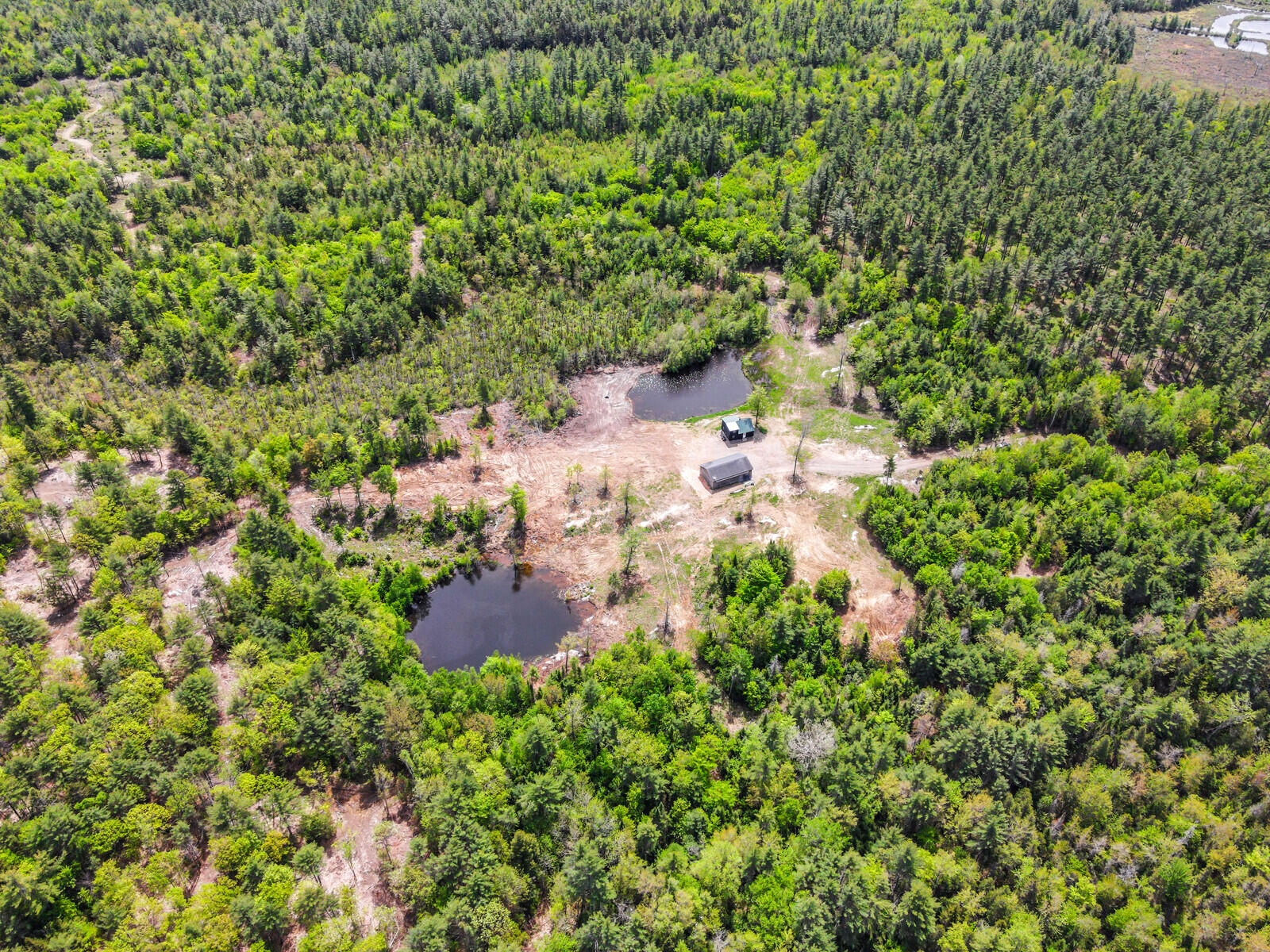 1015 Colby Road Palermo, ME 04354 - Photo 25 of 35 From above looking south
