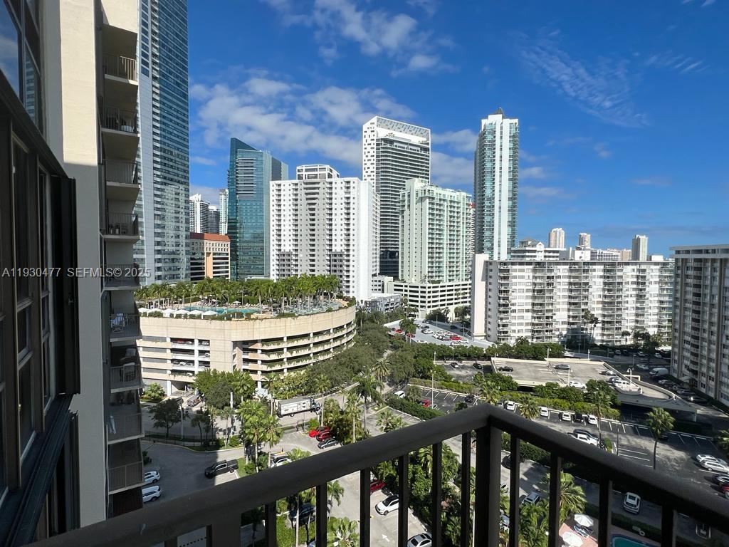 1450 Brickell Bay Drive, Unit 1606 Miami, FL 33131 - Photo 21 of 39 a view of city from a balcony