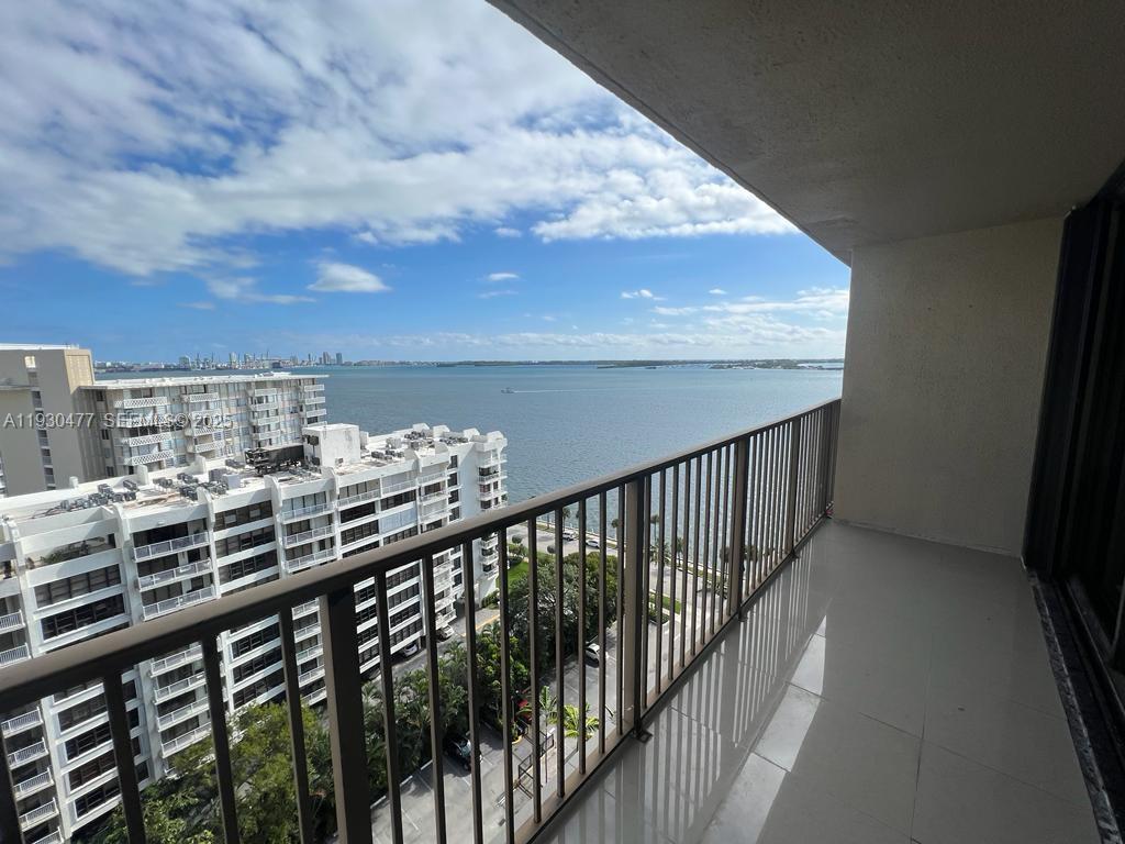 1450 Brickell Bay Drive, Unit 1606 Miami, FL 33131 - Photo 8 of 39 a view of balcony with city