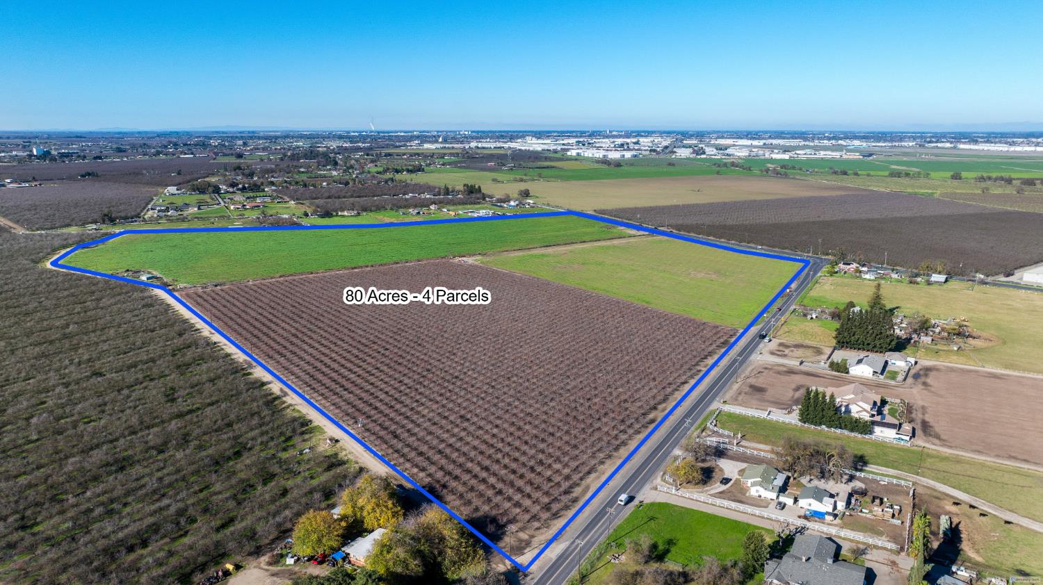 11097 South Union Road Manteca, CA 95336 - Photo 3 of 22 an aerial view of a tennis court