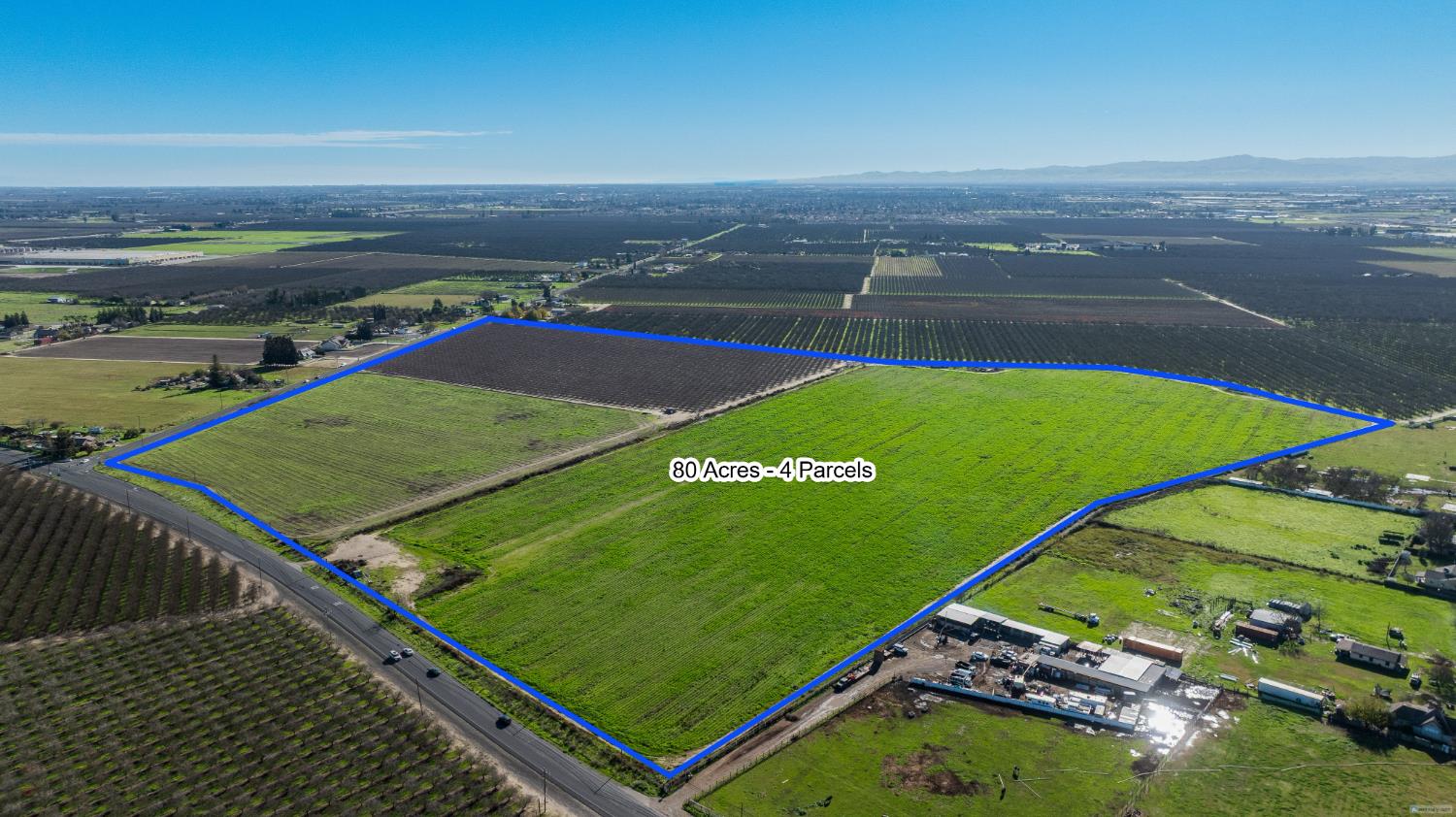 11097 South Union Road Manteca, CA 95336 - Photo 9 of 22 an aerial view of a tennis court