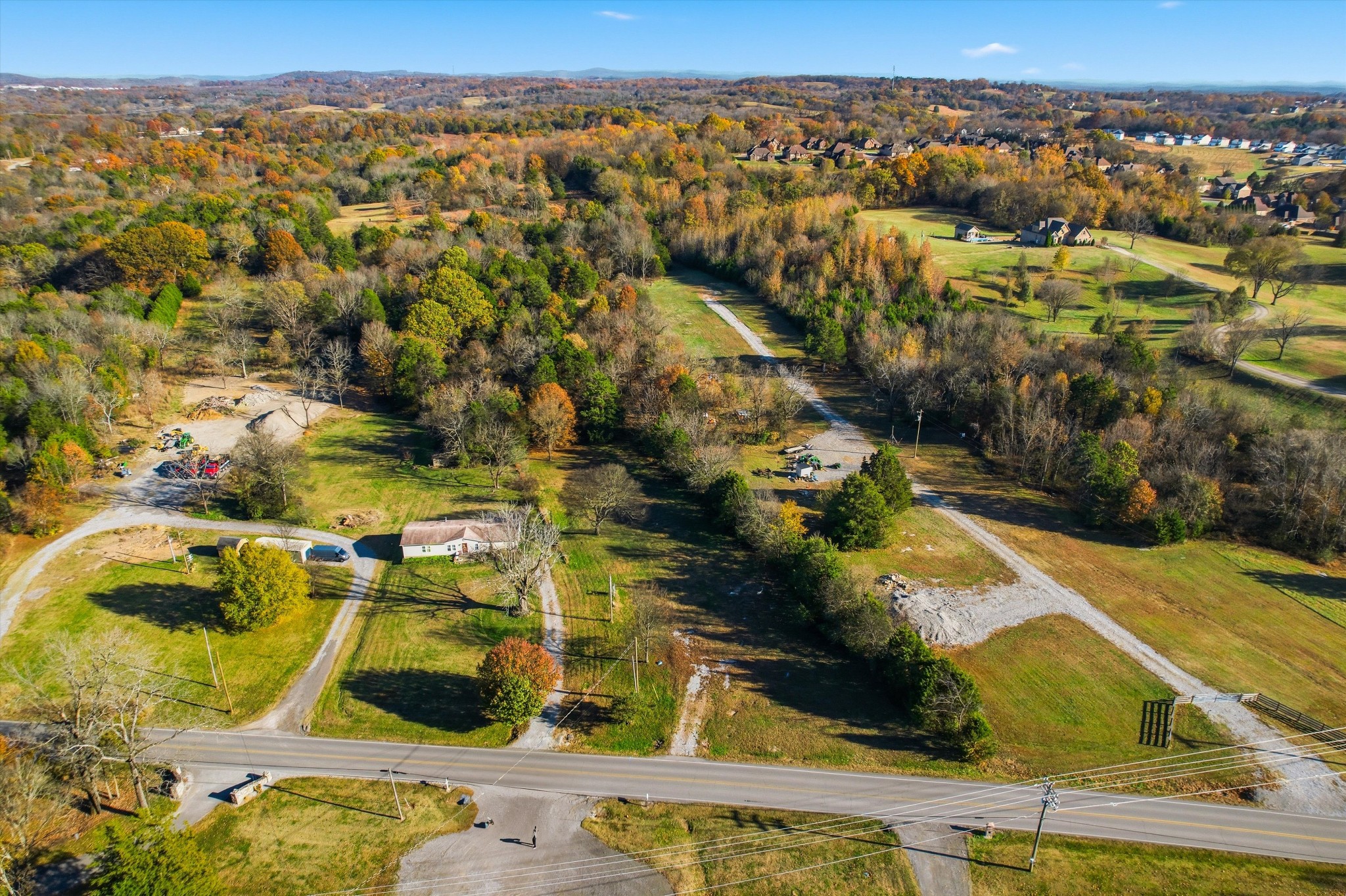 6135 Beckwith Road Mount Juliet, TN 37122 - Photo 5 of 7 an aerial view of residential houses with outdoor space