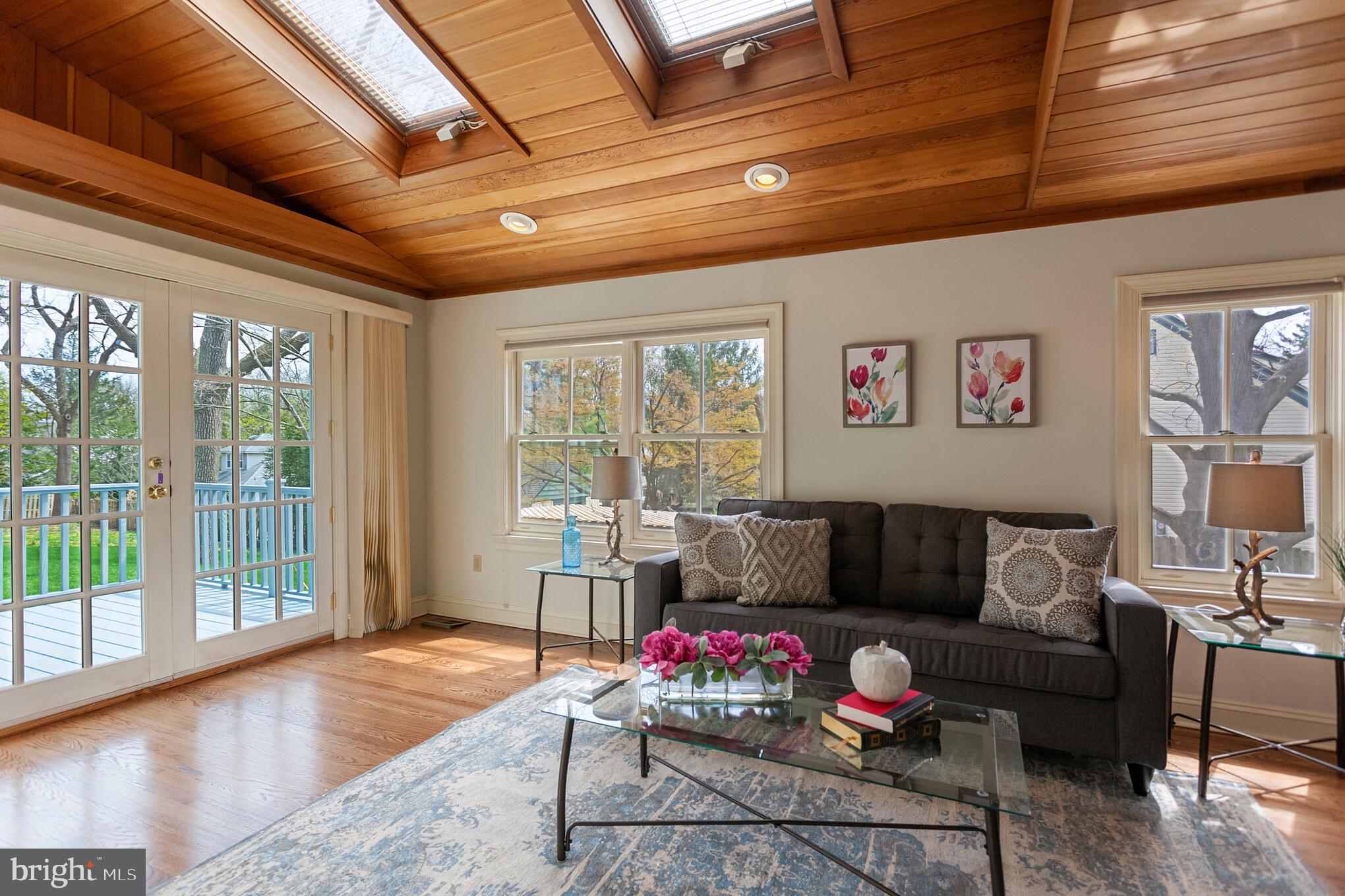 305 Righters Mill Road Gladwyne, PA 19035 - Photo 11 of 31 Family Room, French door access to deck