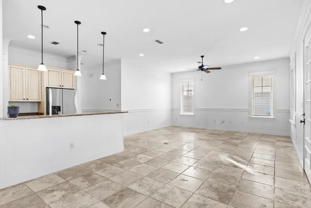 a view of a kitchen with a stove