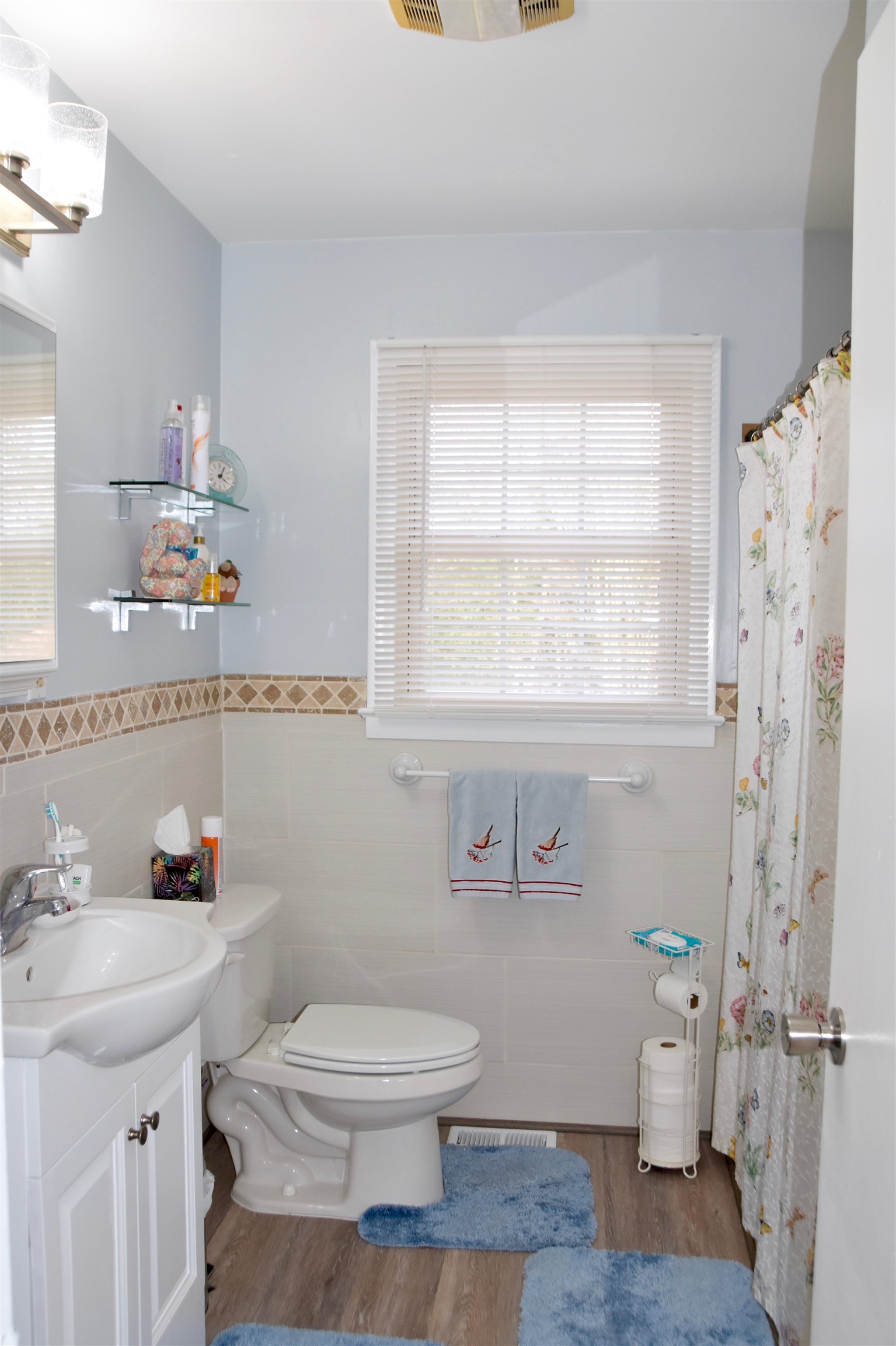 91 Tyler Road Ocean View, NJ 08230 - Photo 20 of 34 a bathroom with a sink a toilet and a window