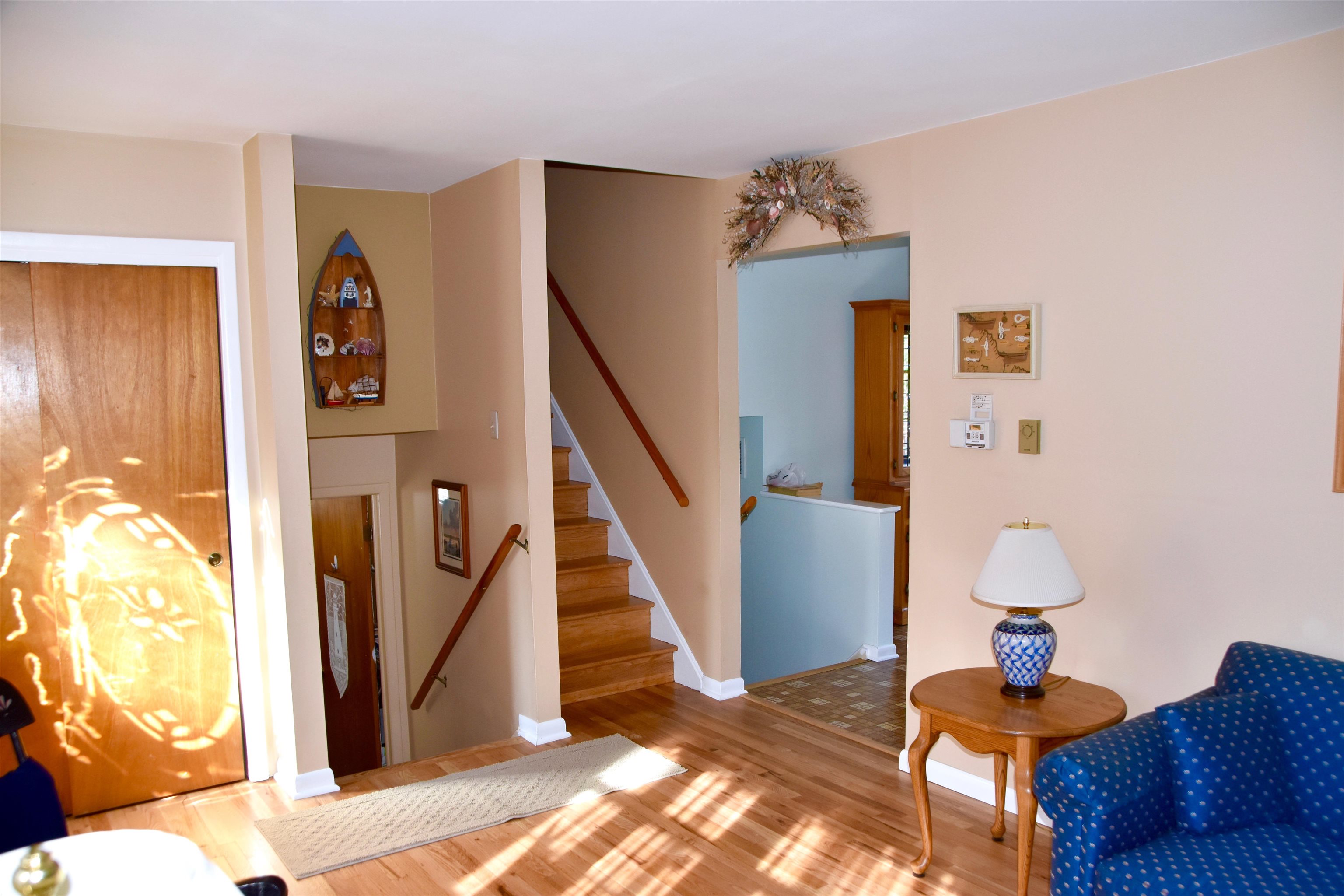 91 Tyler Road Ocean View, NJ 08230 - Photo 7 of 34 a view of a livingroom with furniture staircase and front door