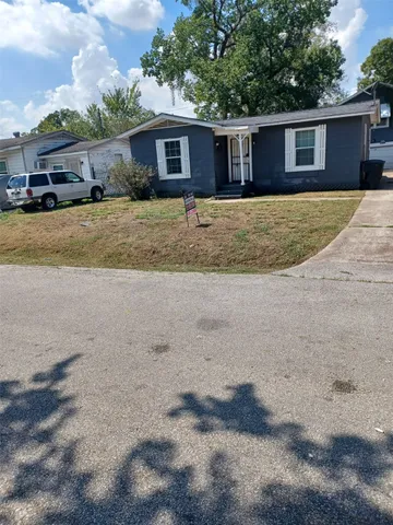 a view of a house with a patio